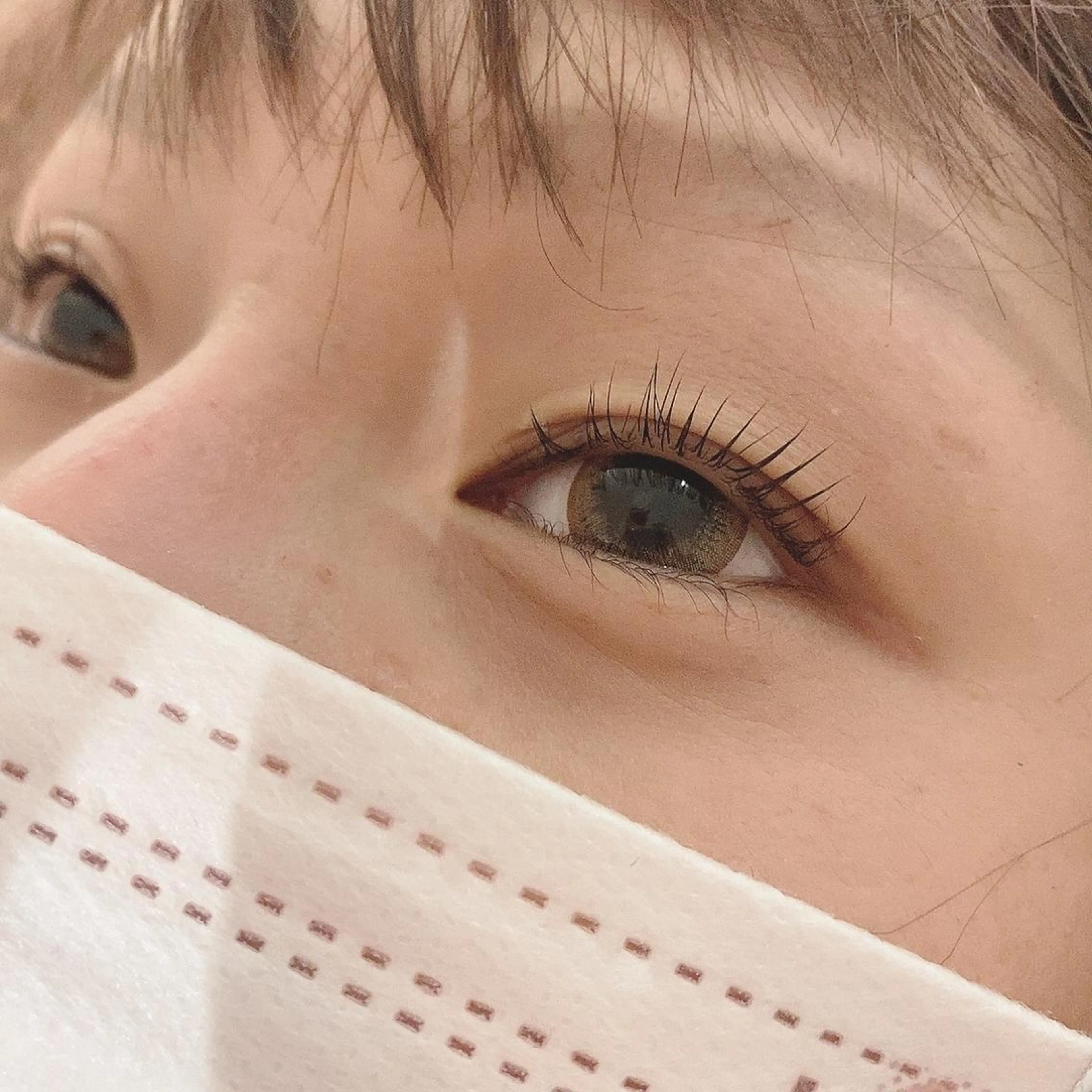 マツエク・マツパ まつげパーマ 韓国ネイル🤍 イワサキ　リコ🍒のマツエク・マツパデザイン