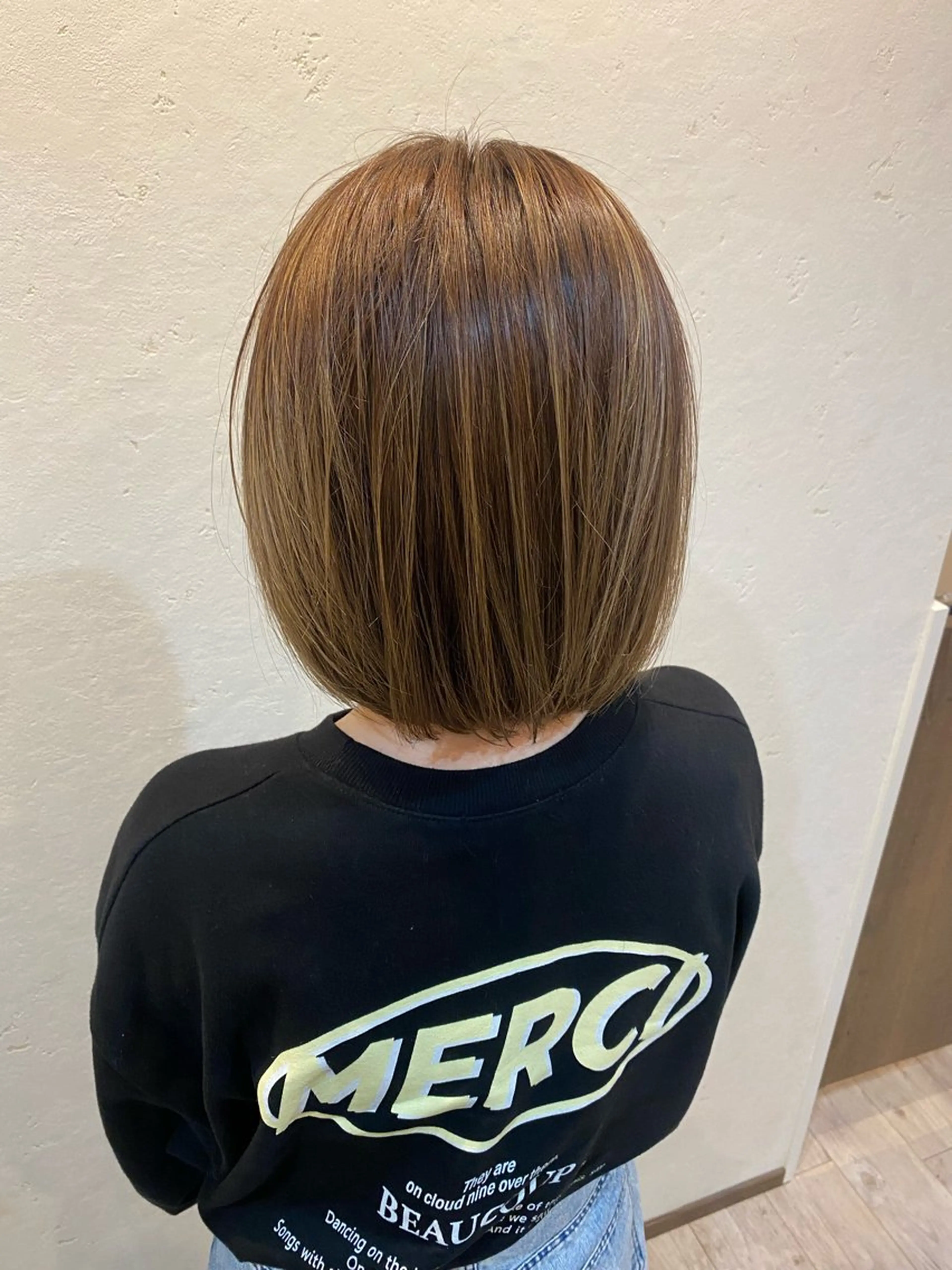 ミディアム カラー ハイライトカラー ハイライト ヘアカラー 🍑 モモカ🍑のヘアスタイル