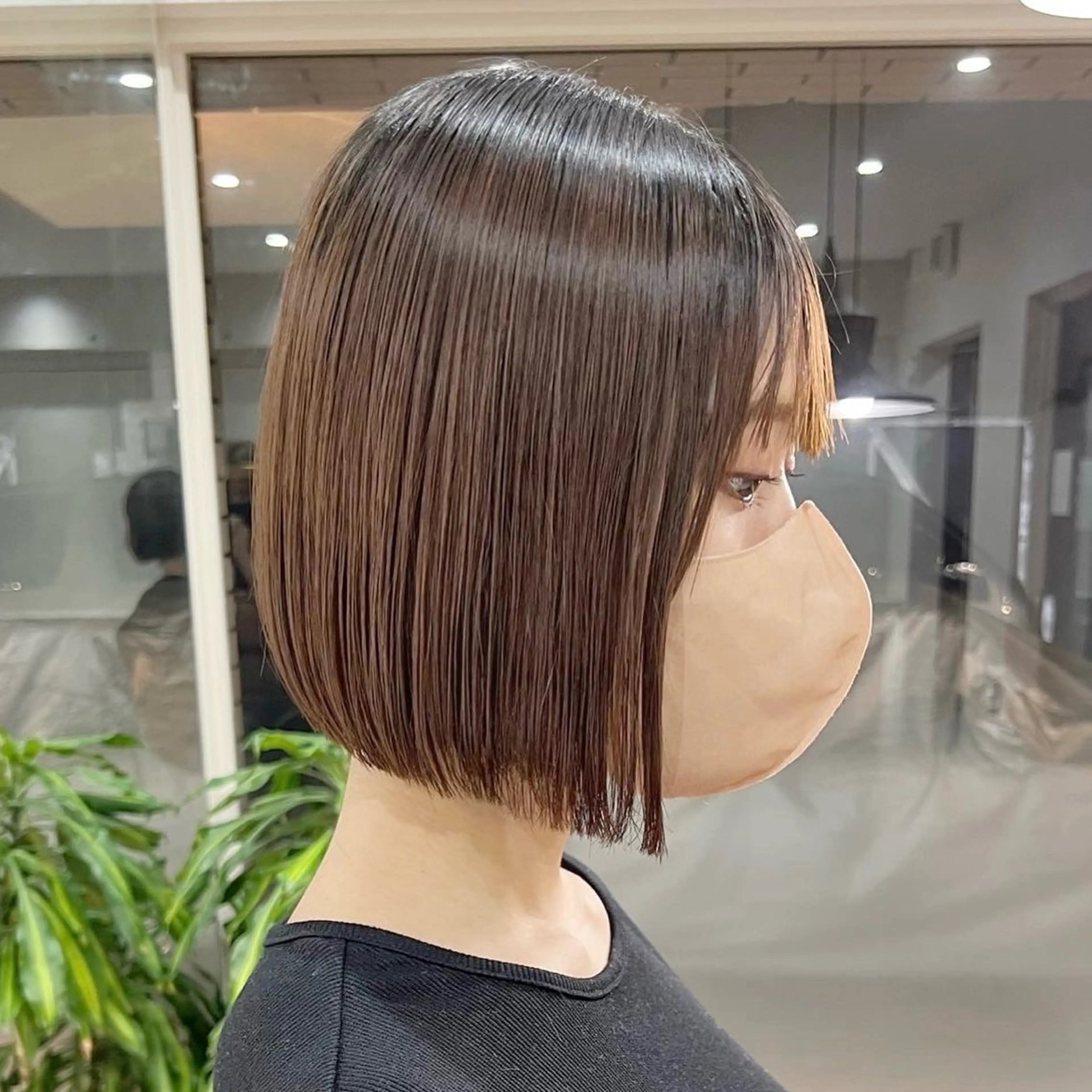 ショート 前下がりボブ ボブ カット 🌈髪質改善特化🌈 縮毛矯正/原口純平のヘアスタイル