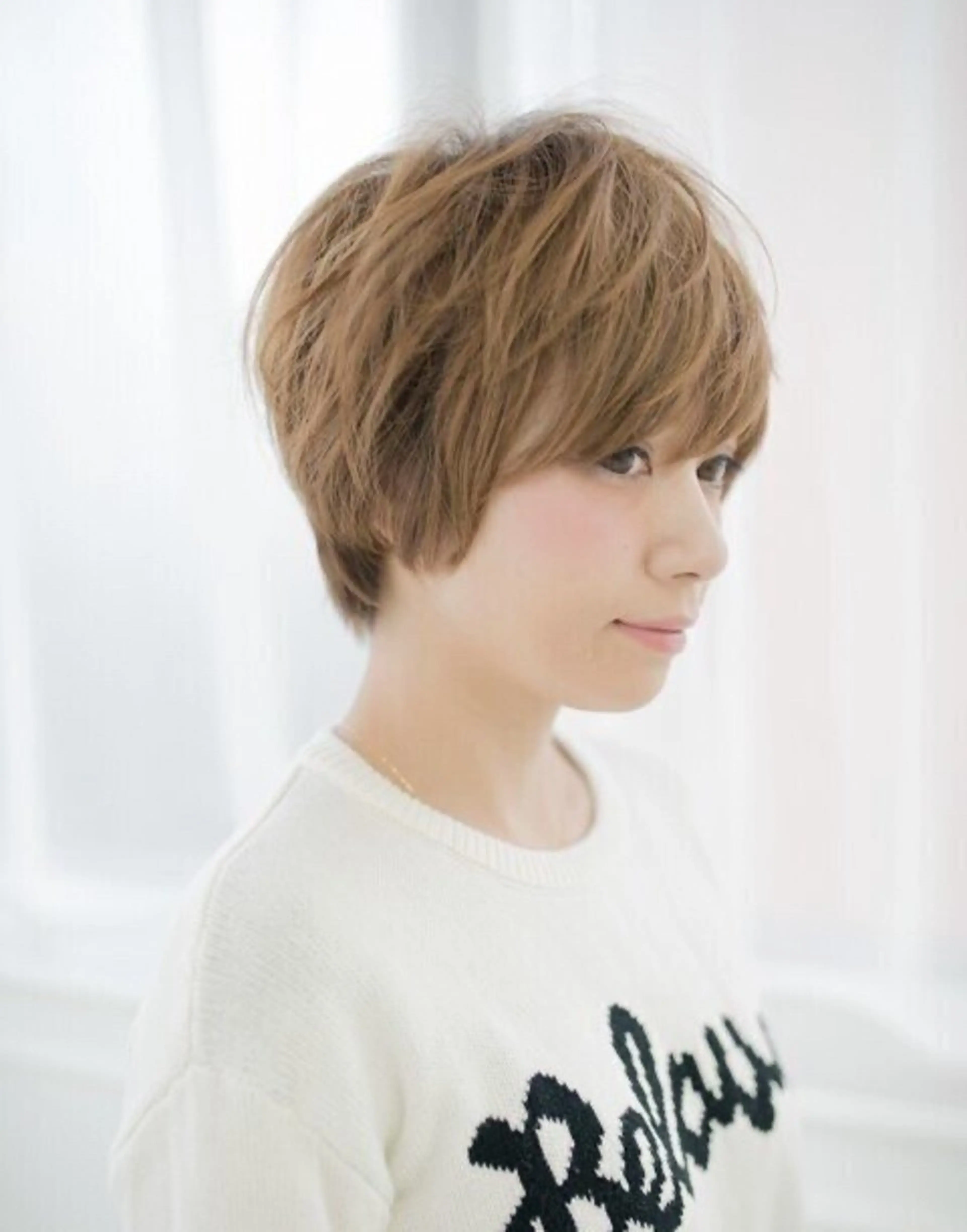 ショート ✂︎hiroカットと 縮毛矯正とカラー✂︎のヘアスタイル