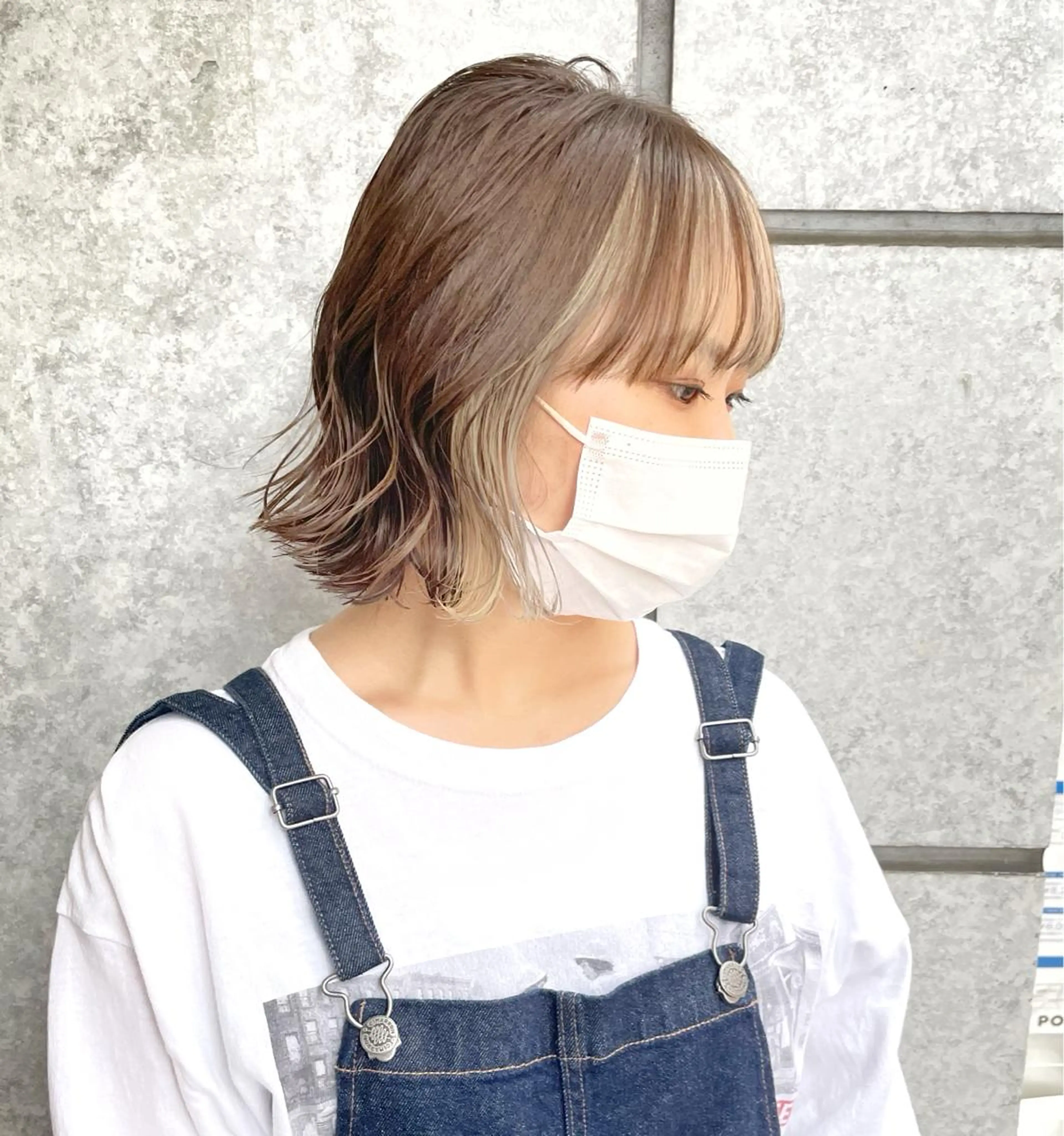 ショート カラー ヘアアレンジ MiU所属・韓国×髪質改善×美髪 縮毛矯正×レイヤーのヘアスタイル
