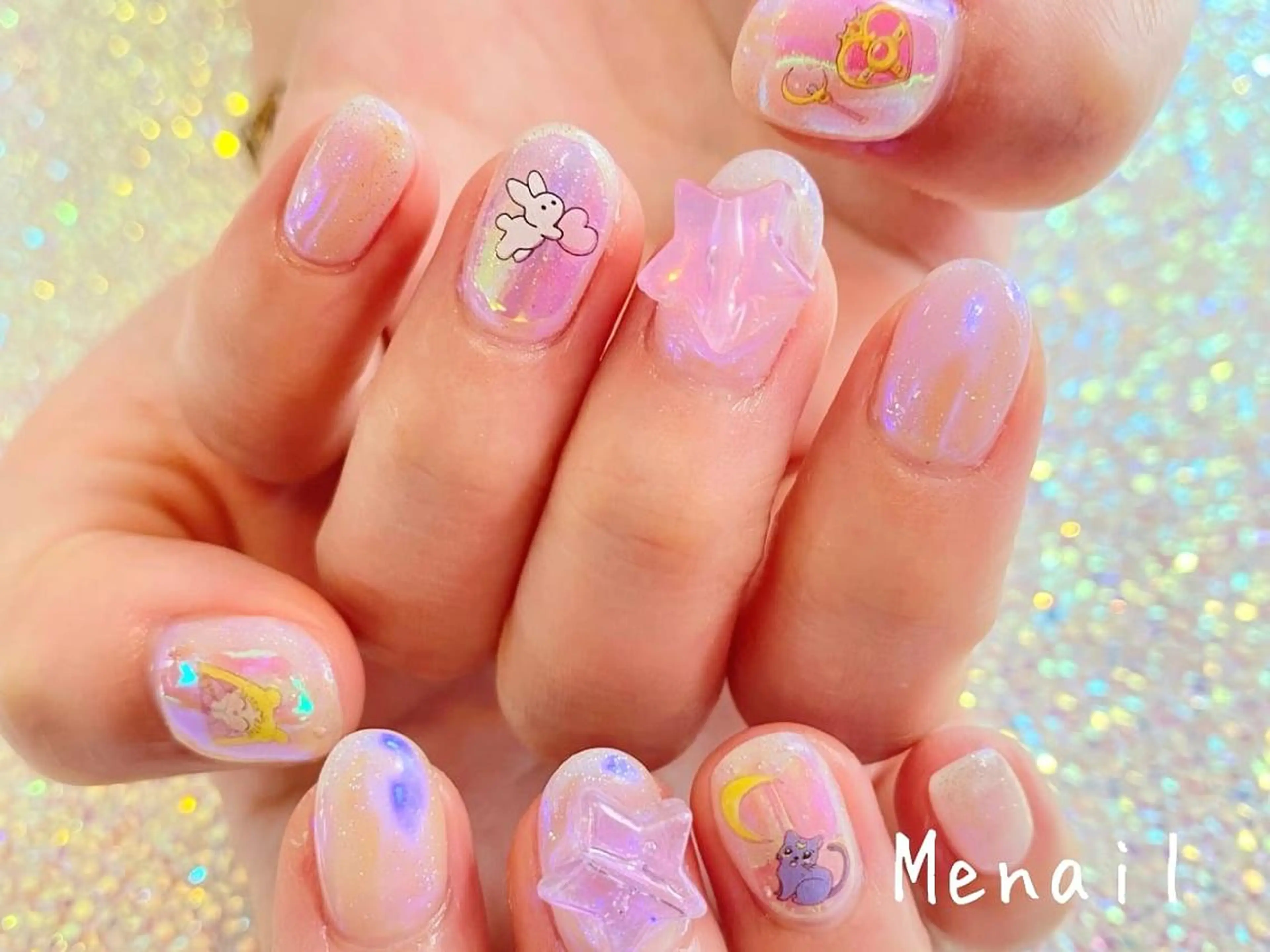 ネイル Menail心斎橋筋 ギャル×韓国🇰🇷のネイルデザイン