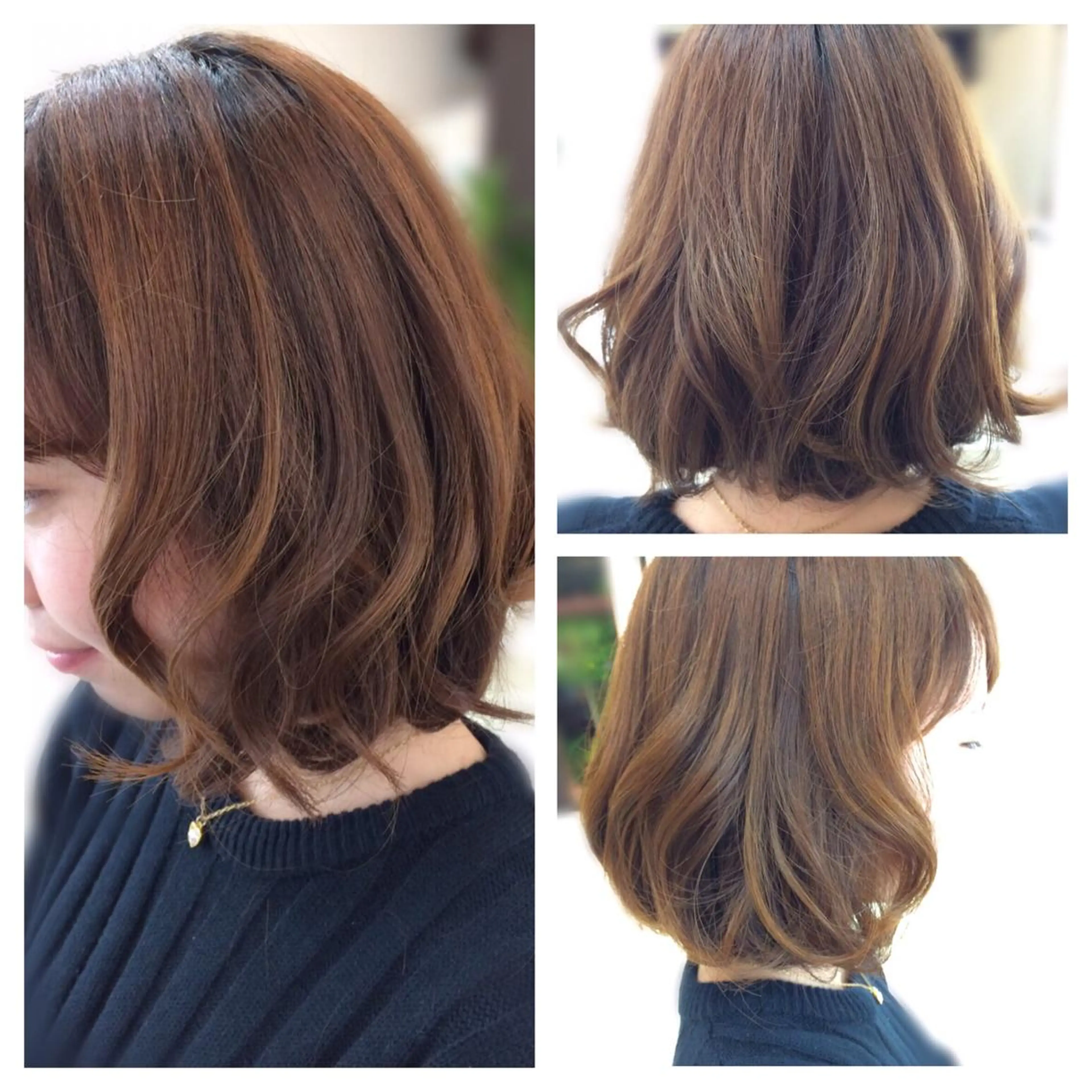ミディアム ボブ Hair VERDEのヘアスタイル