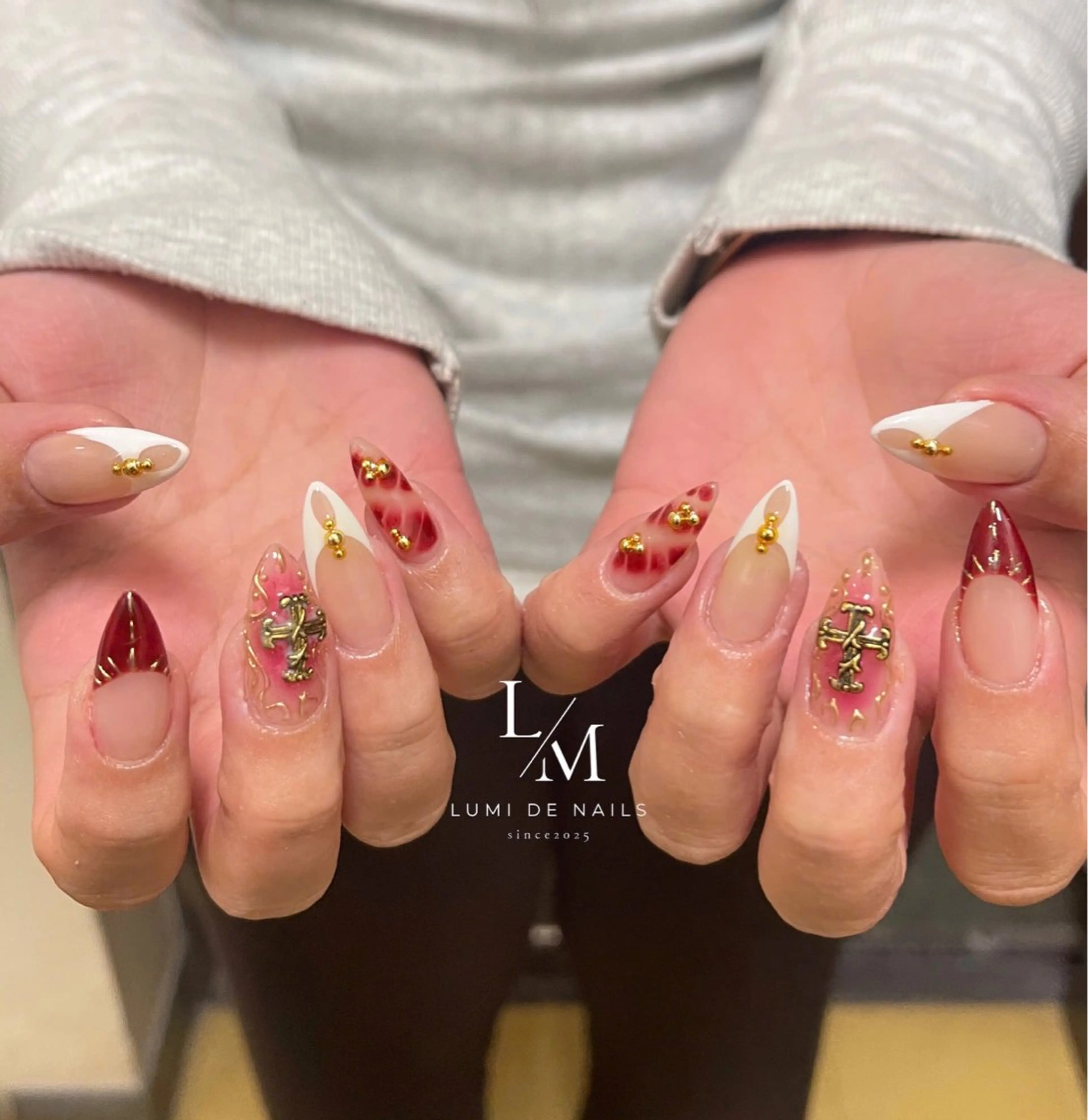 ネイル ジェルネイル ハンドネイル Lumi de nails所属・中山 ゆきのネイルデザイン