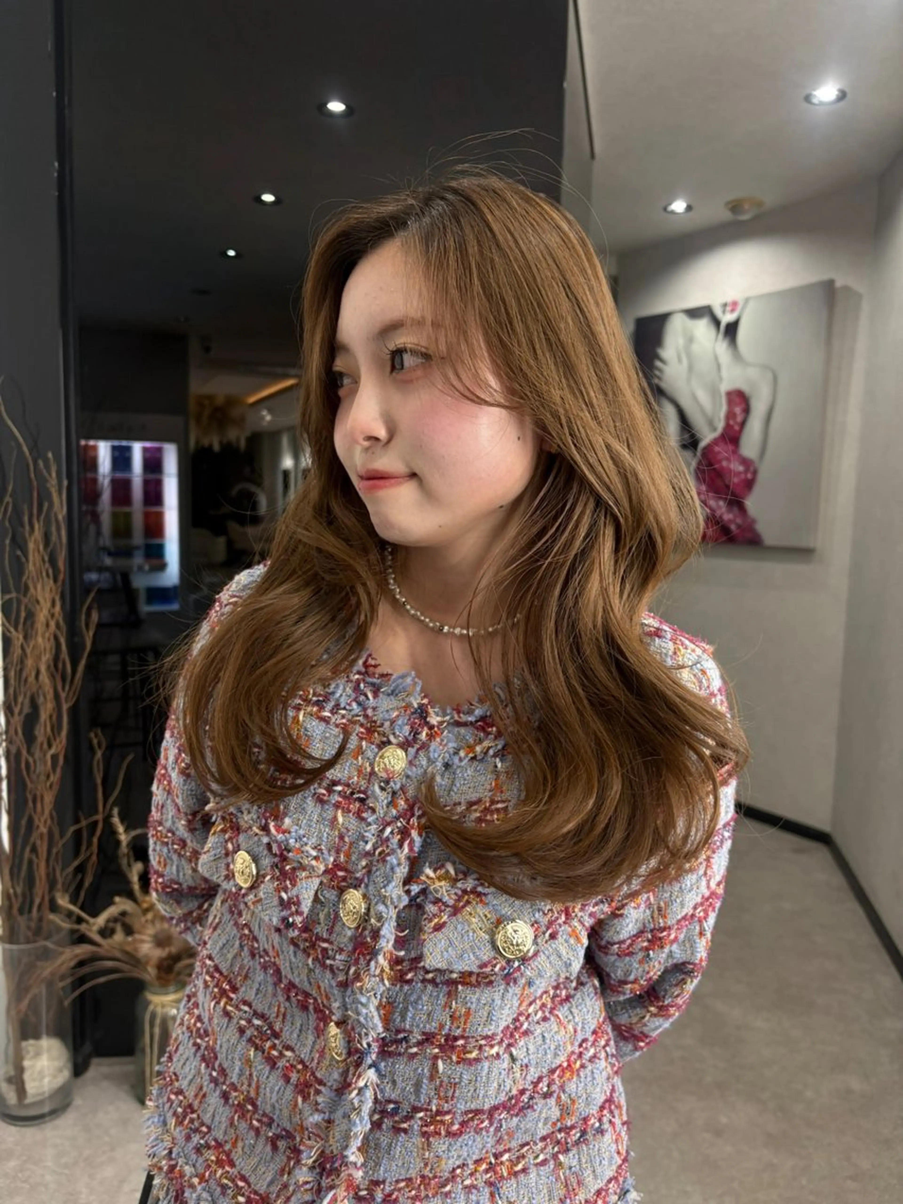 ロング カット Wixy mimi所属・Miu🐰/栄/艶髪 名古屋/ピンク髪のヘアスタイル