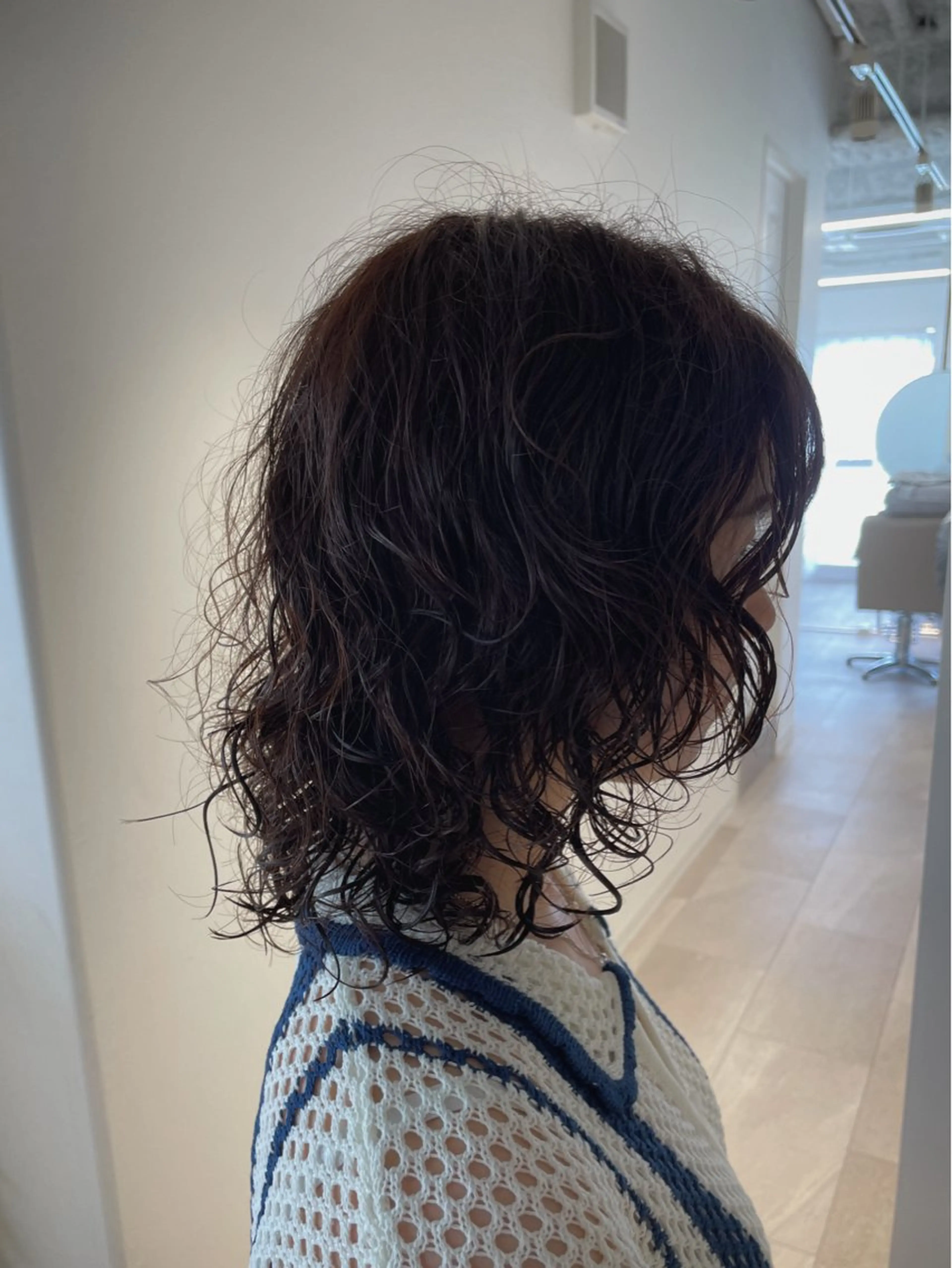 ミディアム パーマ Miyamoto Yasuchikaのヘアスタイル