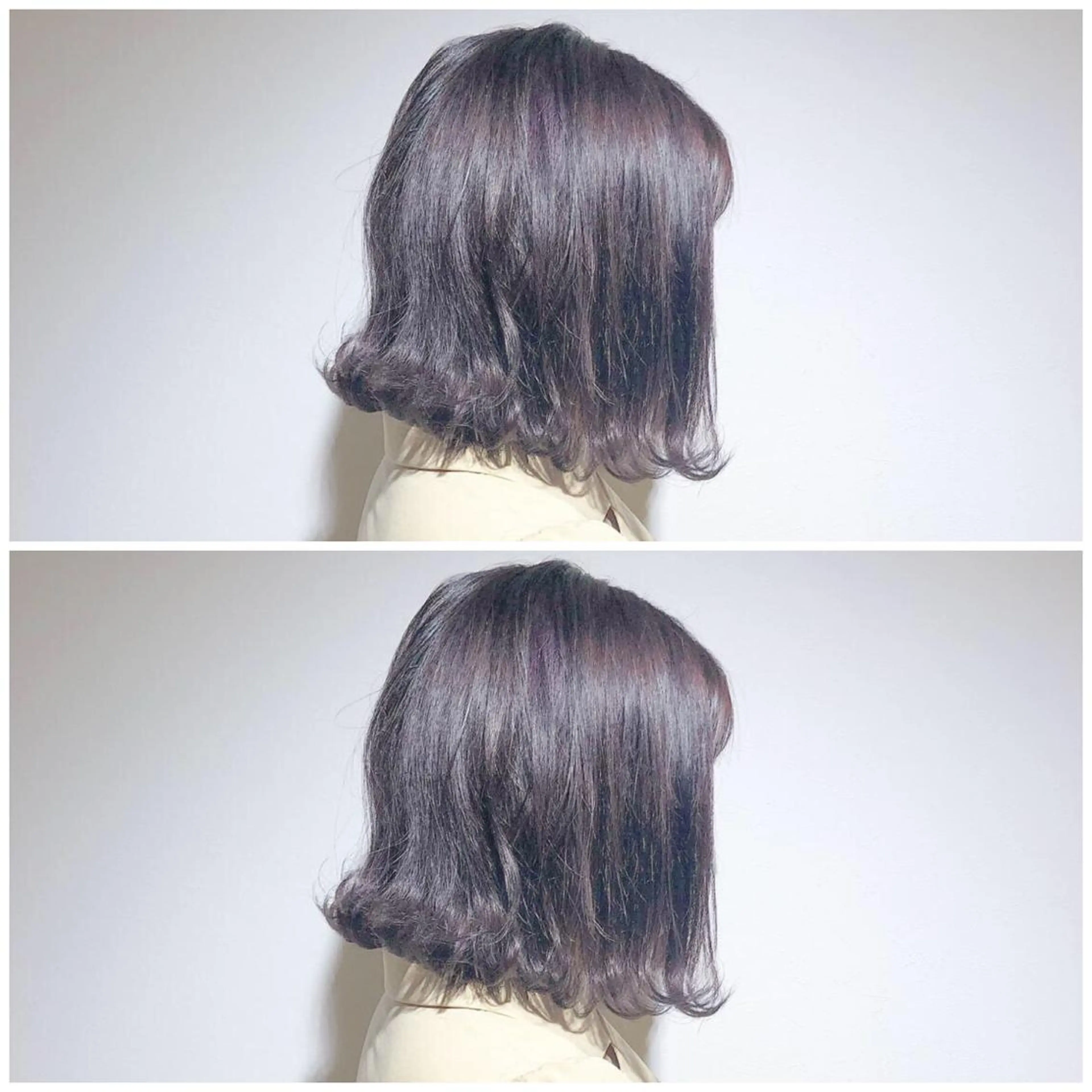 ショート カラー 透明感カラー ダブルカラー パープルカラー 38【サーティーエイト】所属・REINA 【デザイナー】のヘアスタイル