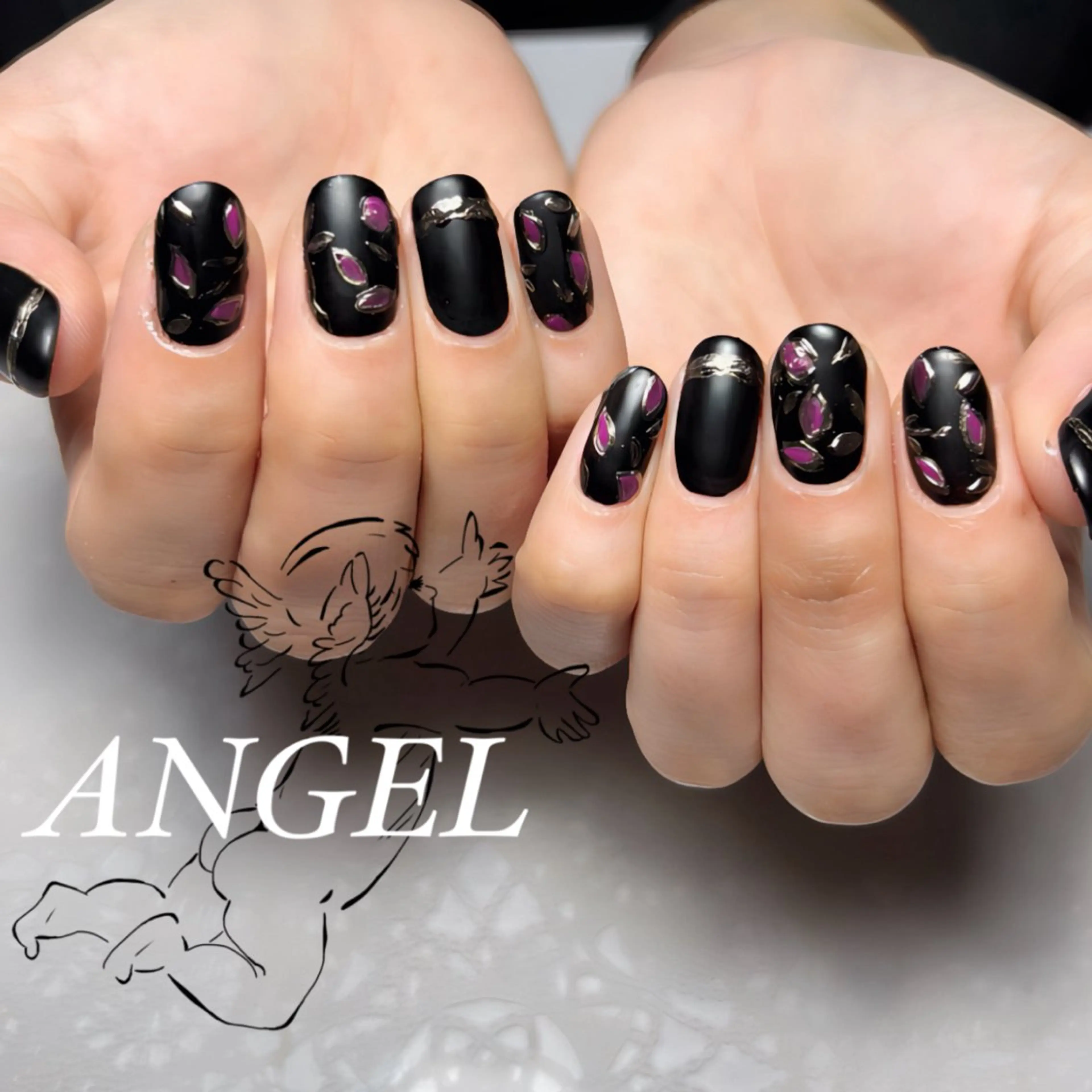 ネイル ハンドネイル angel nailのネイルデザイン
