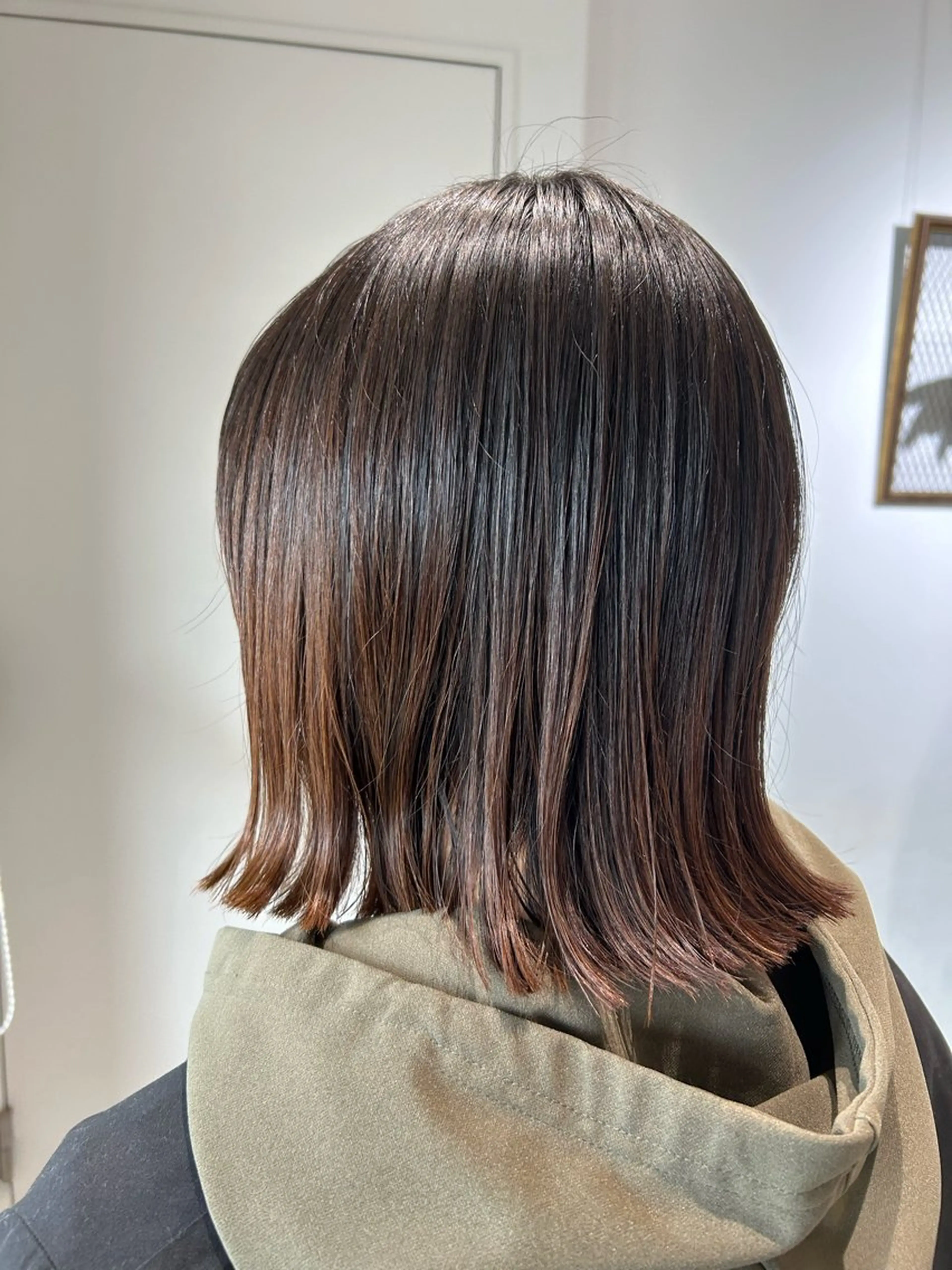 ショート 切りっぱなしボブ ボブ Lis blanc所属・しみずゆさ/所沢 モデル様募集中🤍のヘアスタイル