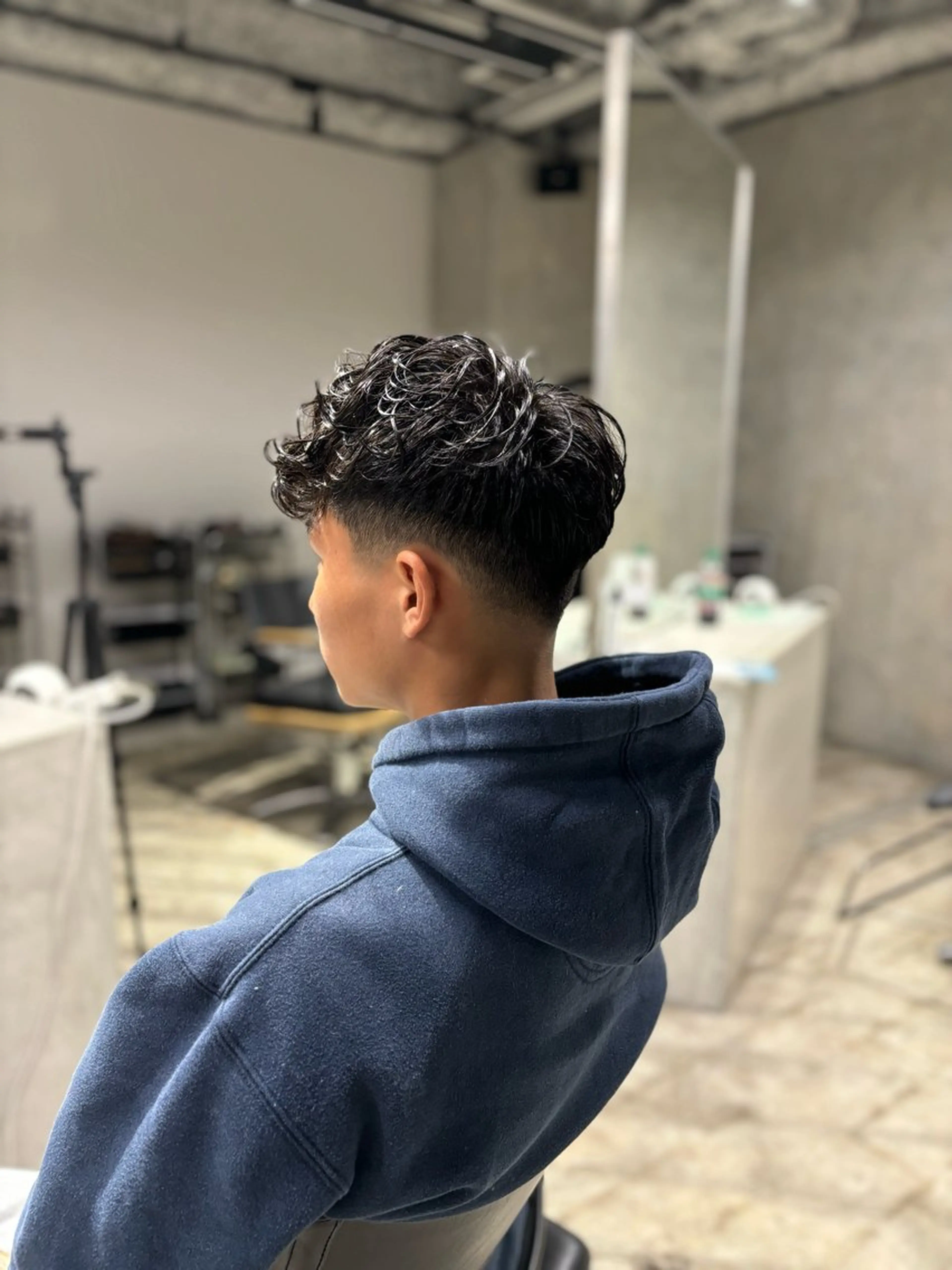 メンズ FLANER:所属・溝渕 天馬のヘアスタイル