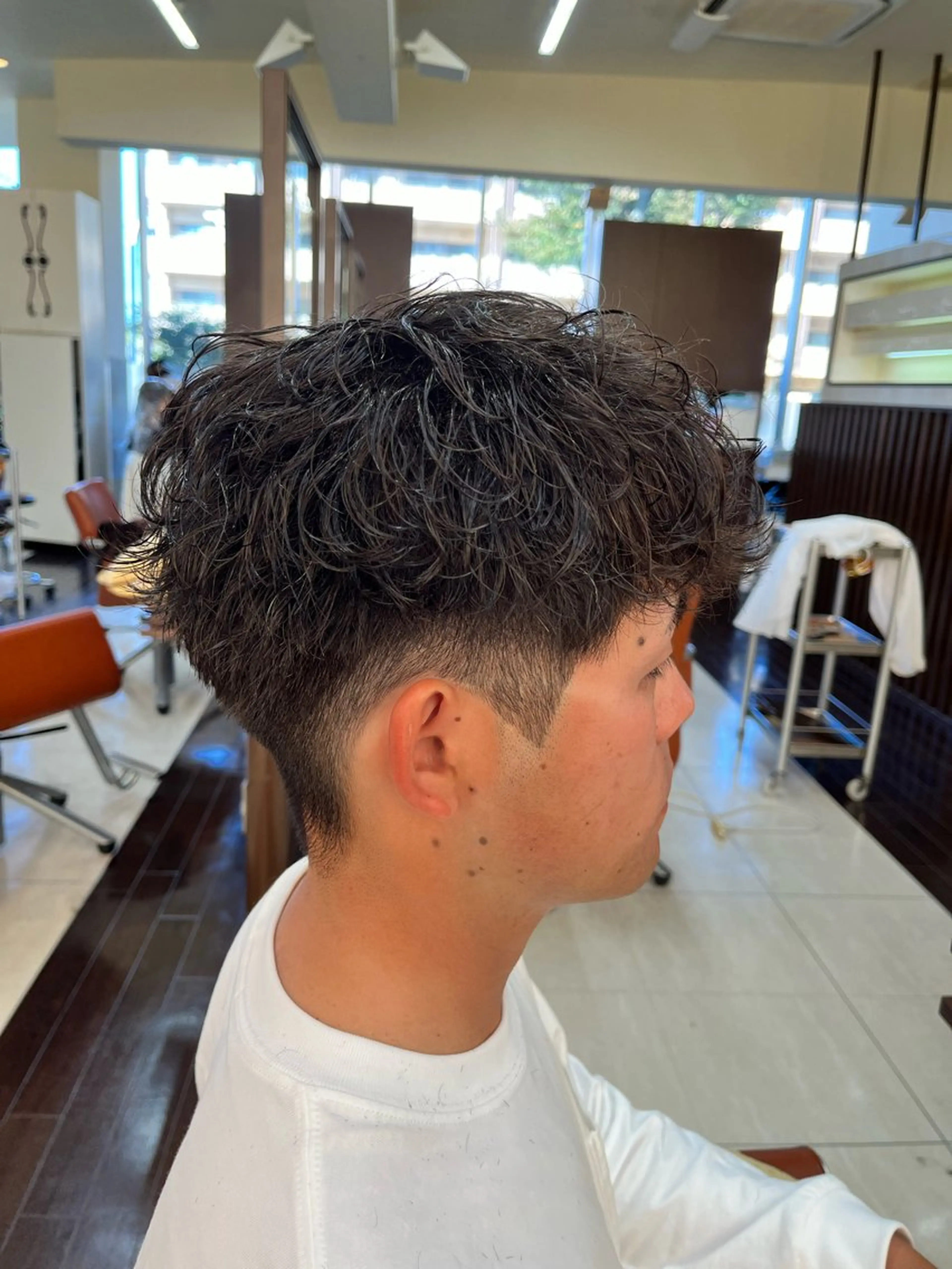 ショート パーマ メンズ メンズパーマ AROH  men's cut&men's perm 船橋店所属・🧊メンズ特化🧊 高木航希のヘアスタイル