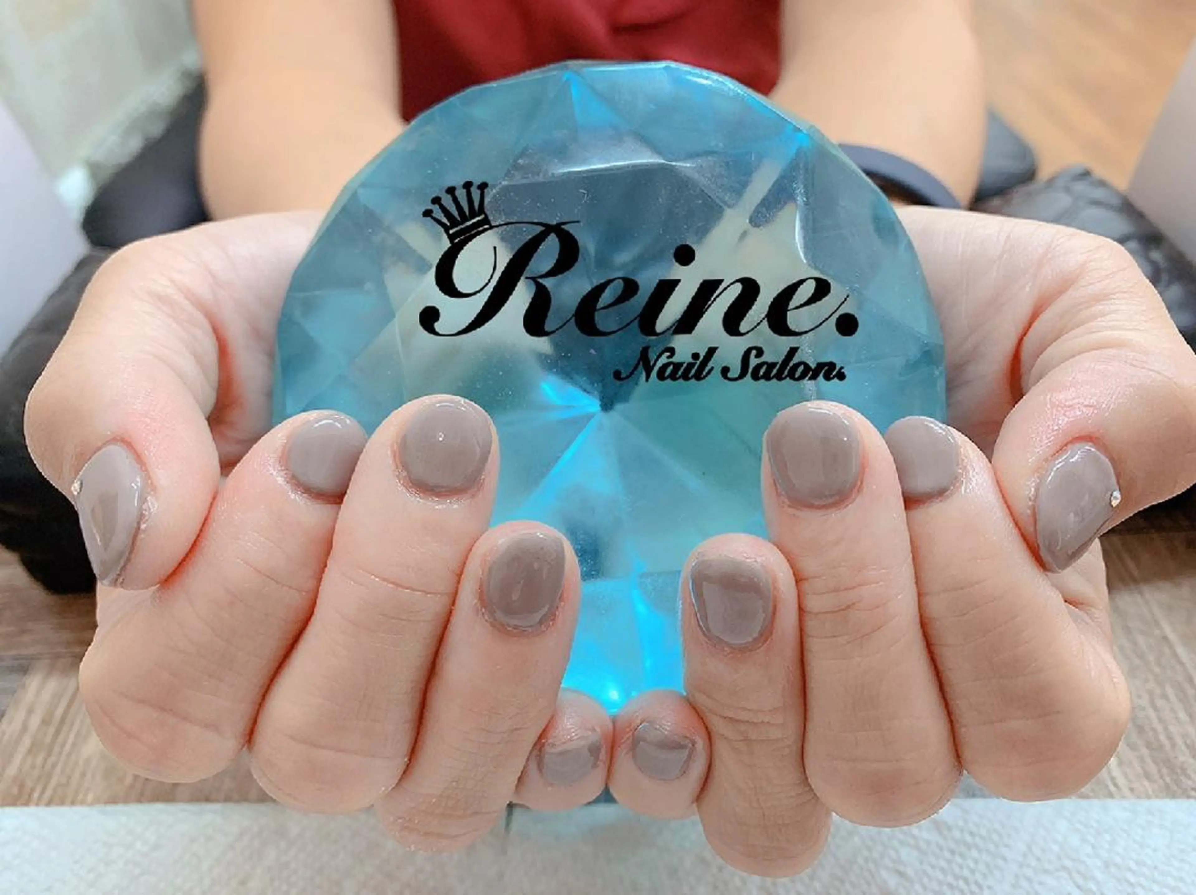 ネイル ワンカラーネイル ショートネイル Nailsalon Reine所属・玉栄 伶奈のネイルデザイン