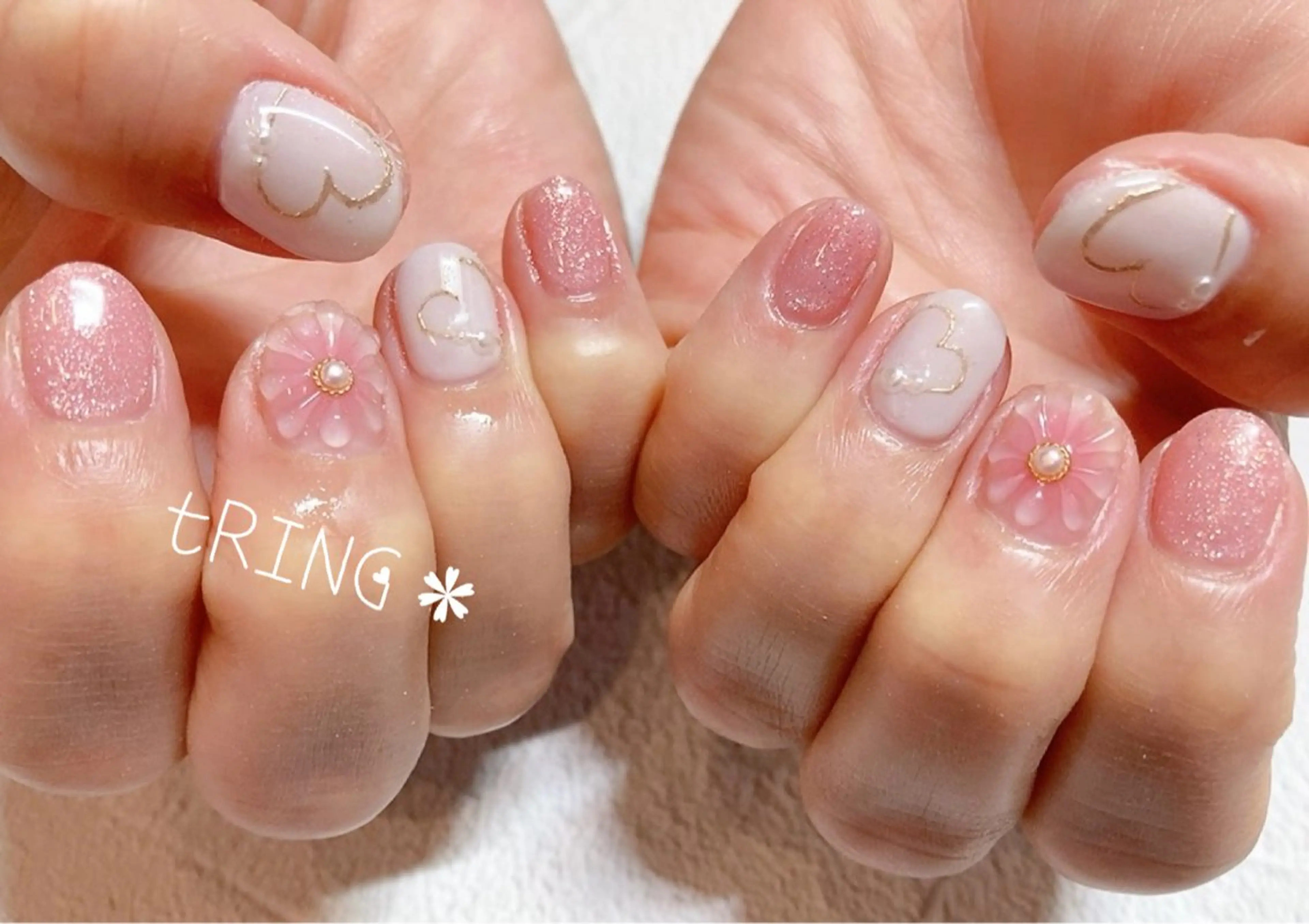 ネイル ハンドネイル tRING* しいの木台のネイルデザイン