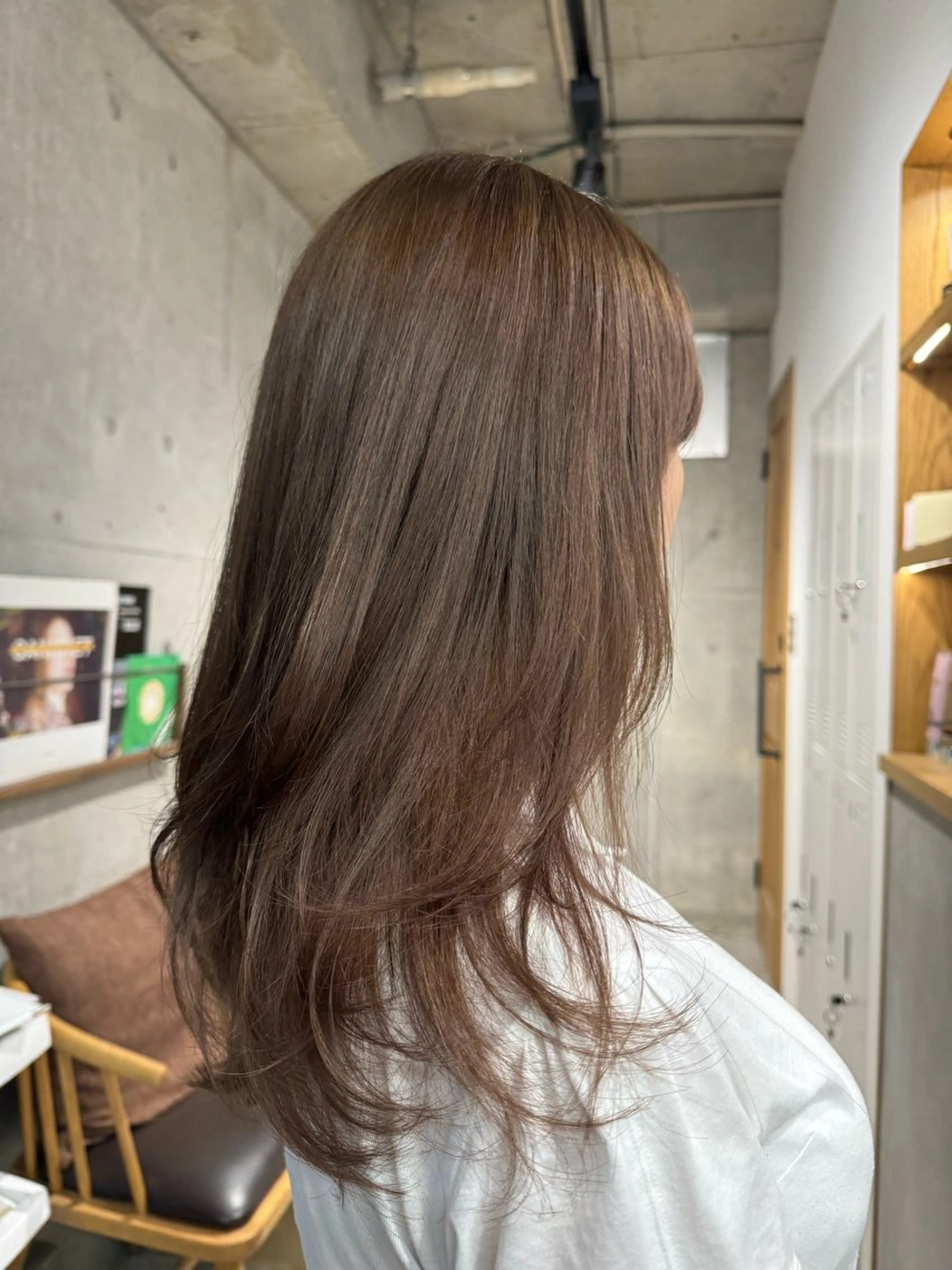 ロング レイヤーカット ヘアカラー 🎀ダブルカラー hinata🎀のヘアスタイル