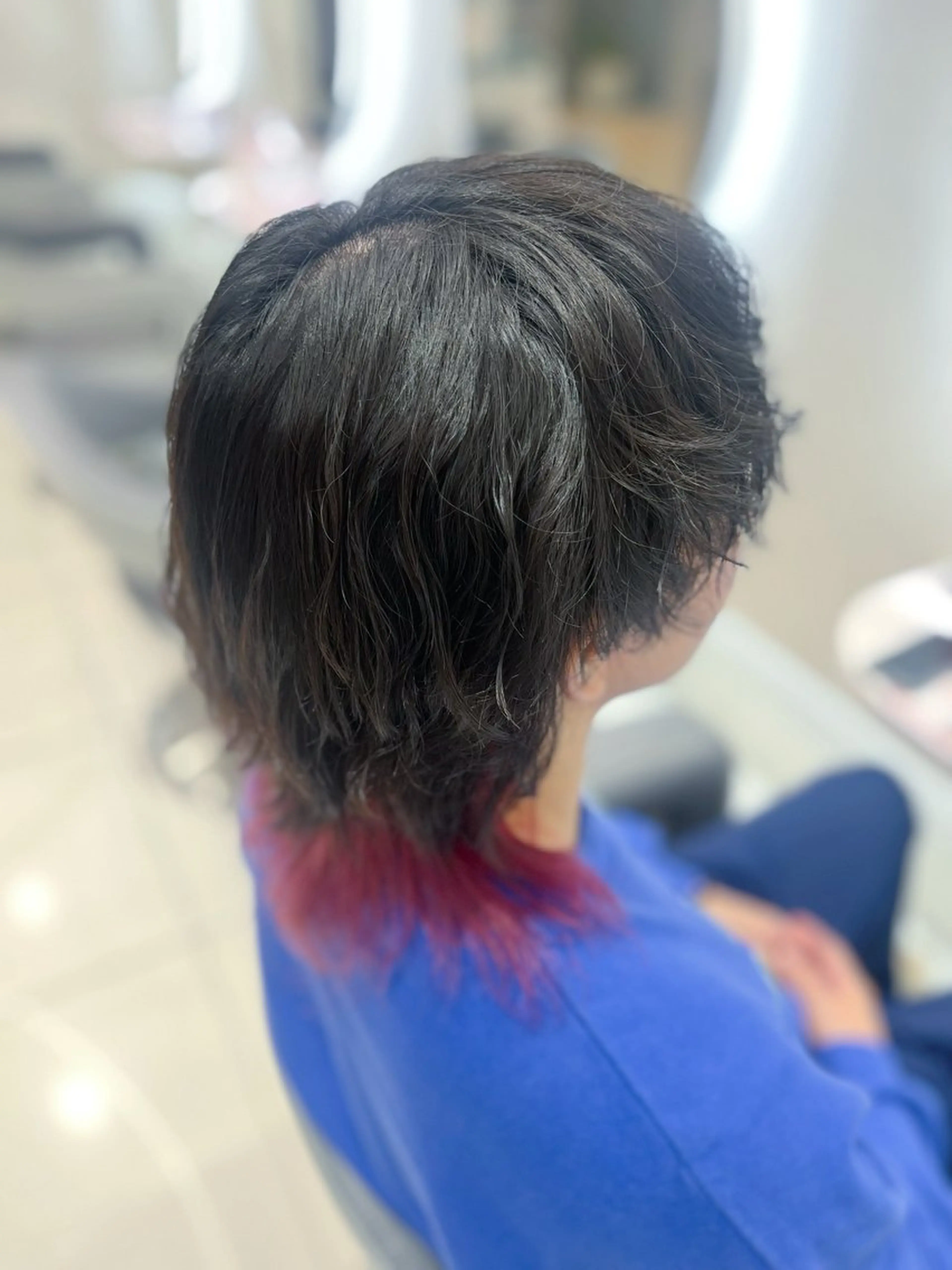 カラー メンズ メンズブリーチ ブリーチ カシス ピンクカラー ヘアカラー Haru /暖色🍒 /髪質改善のヘアスタイル