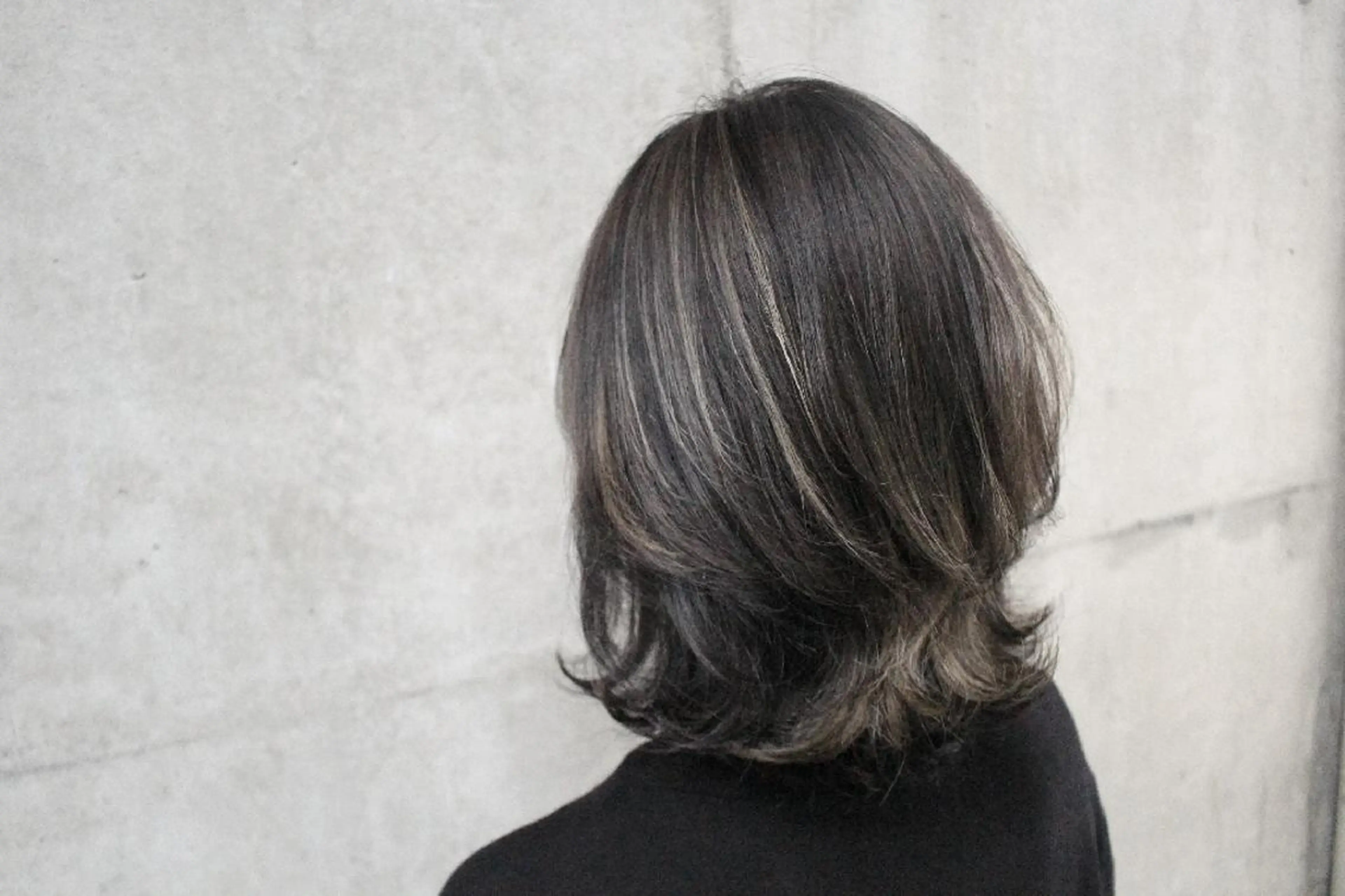 ミディアム 山下 翔のヘアスタイル