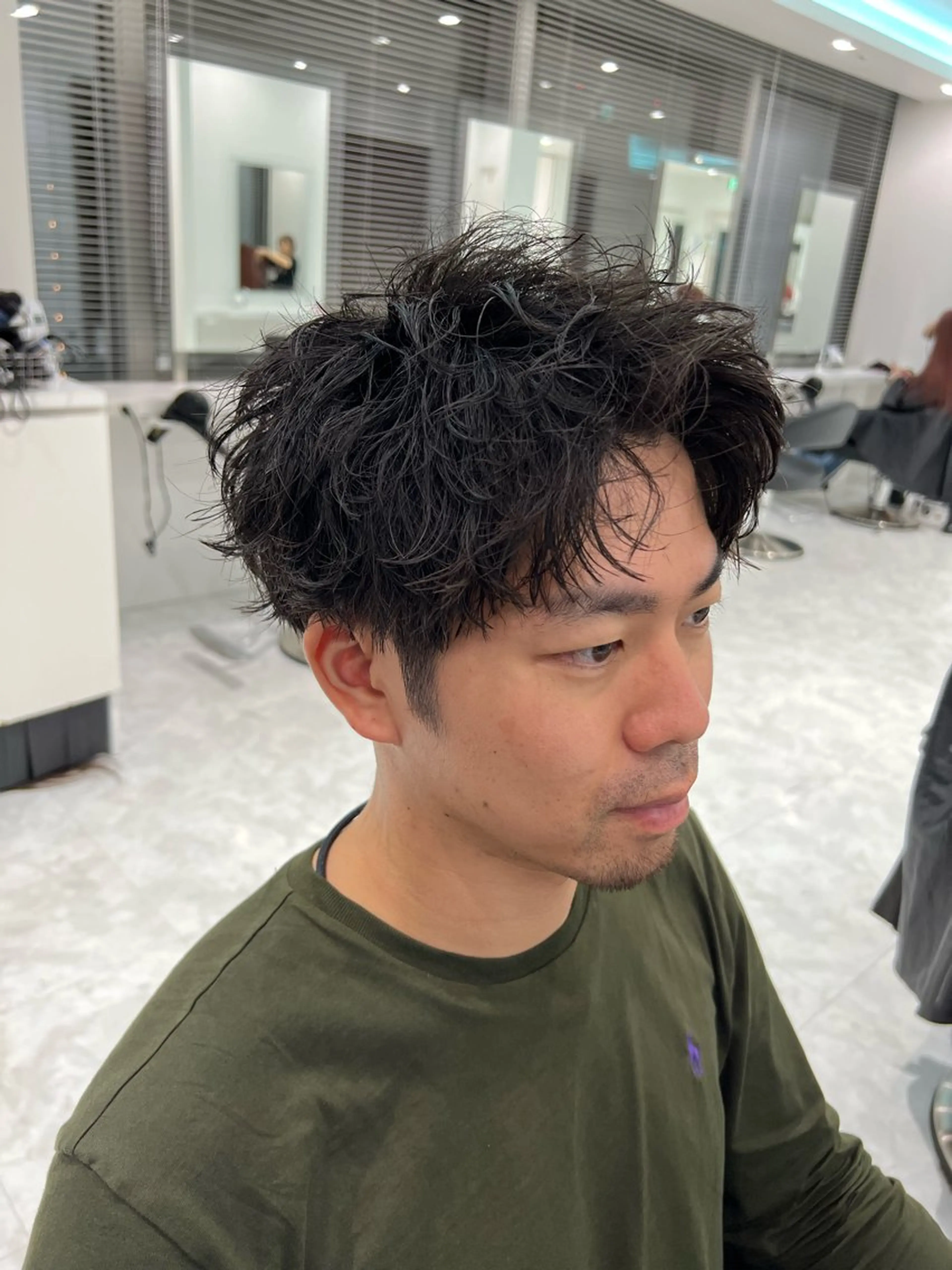ショート カラー パーマ メンズ ✨池袋で1番キレイな ボブ✂️ケンボーのヘアスタイル
