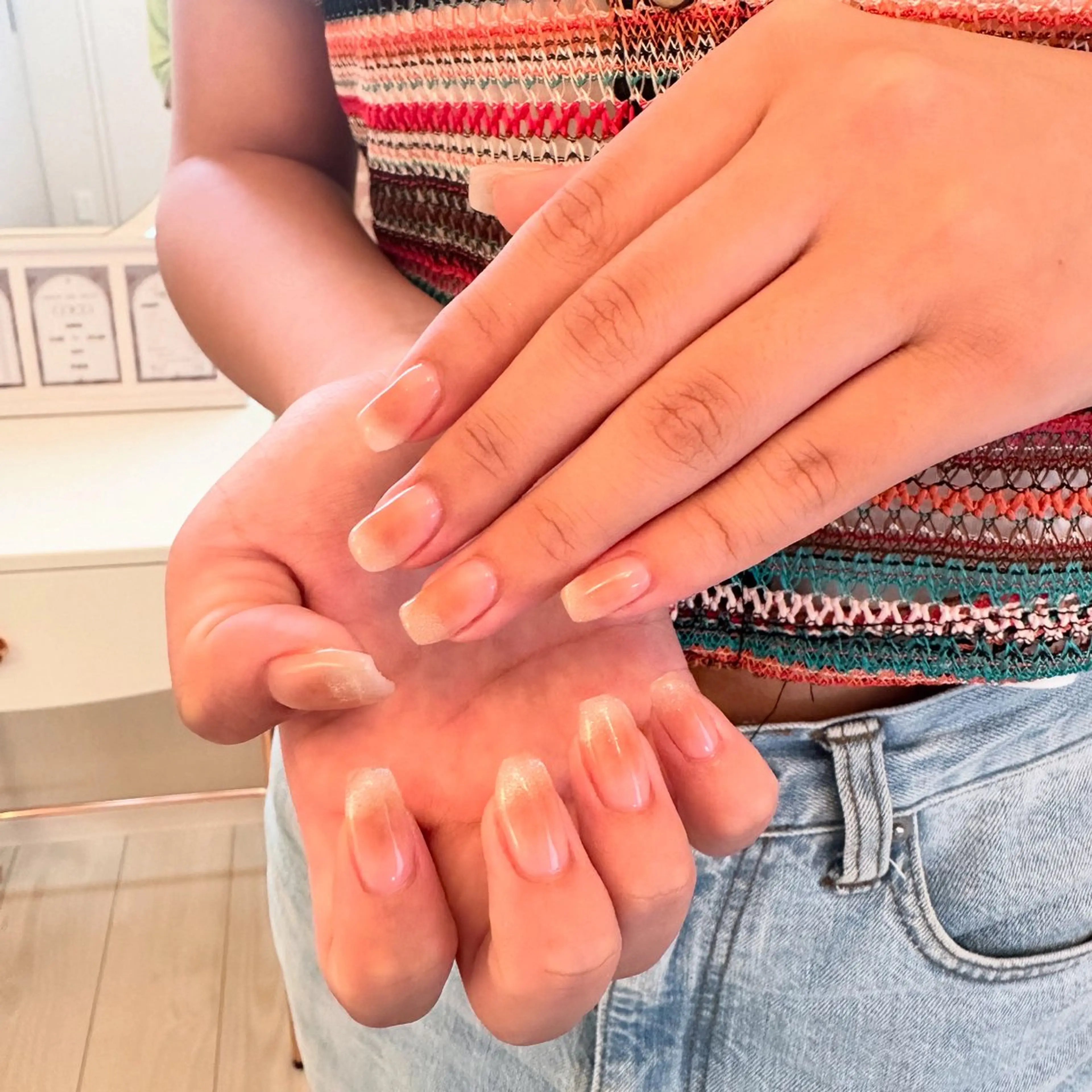 ネイル ブラウン nail salon coco.のネイルデザイン