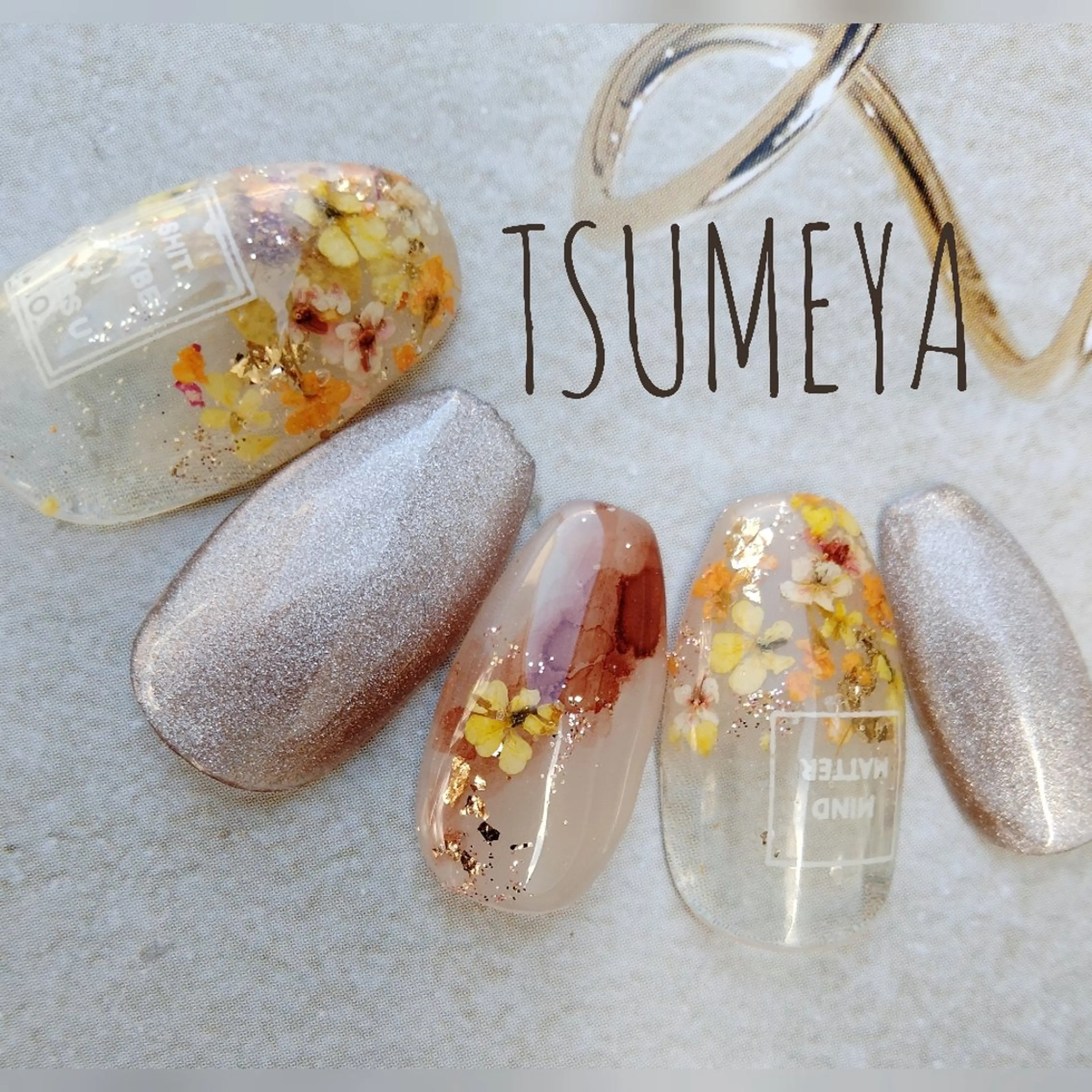 ネイル フラワーネイル ハンドネイル _TSUMEYA _のネイルデザイン