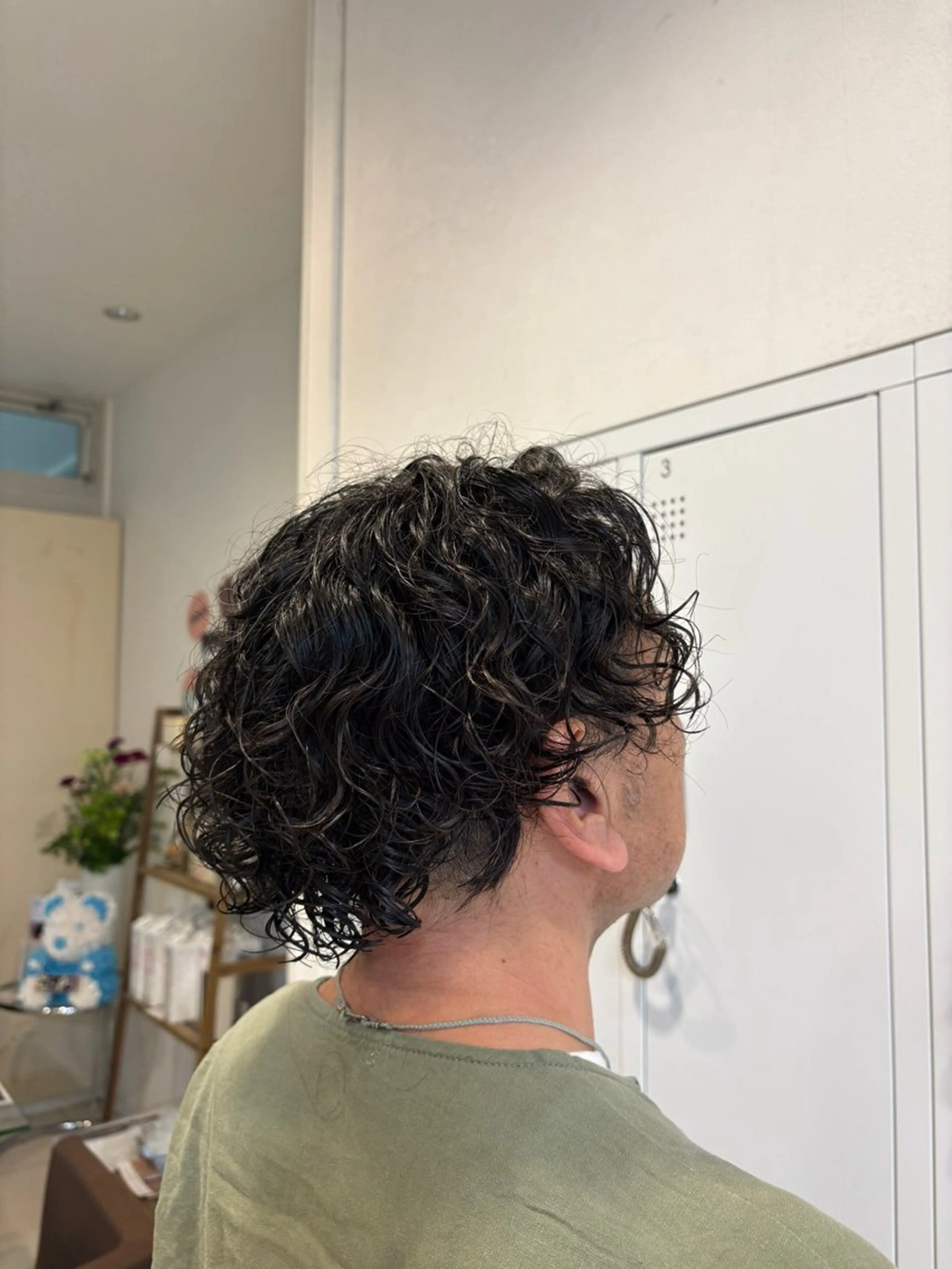 パーマ メンズ カット パーマ キャパハダノ所属・カラーモデル募集中⭐ ナツのヘアスタイル