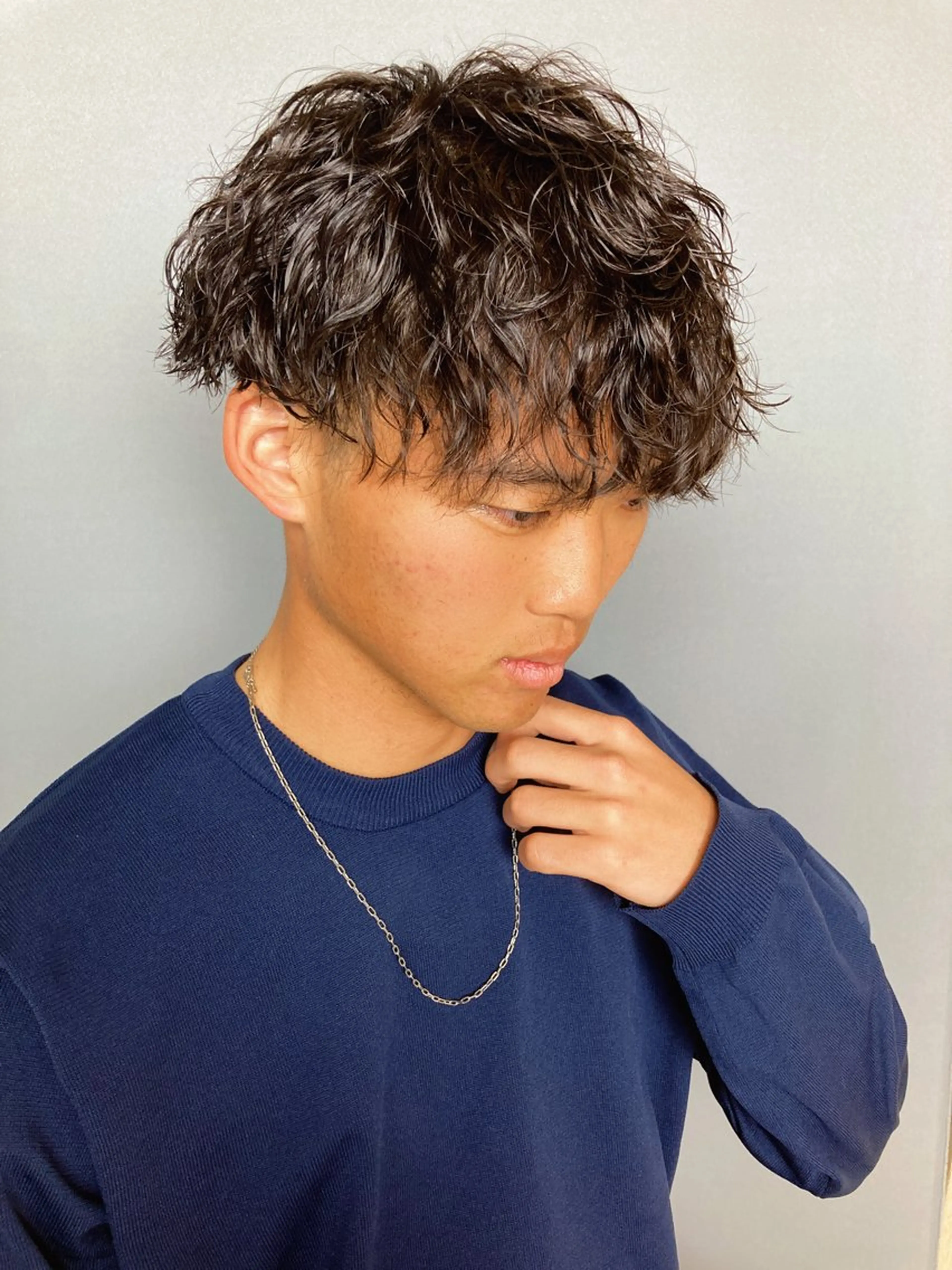 メンズカット.波巻きパーマorツイストの写真