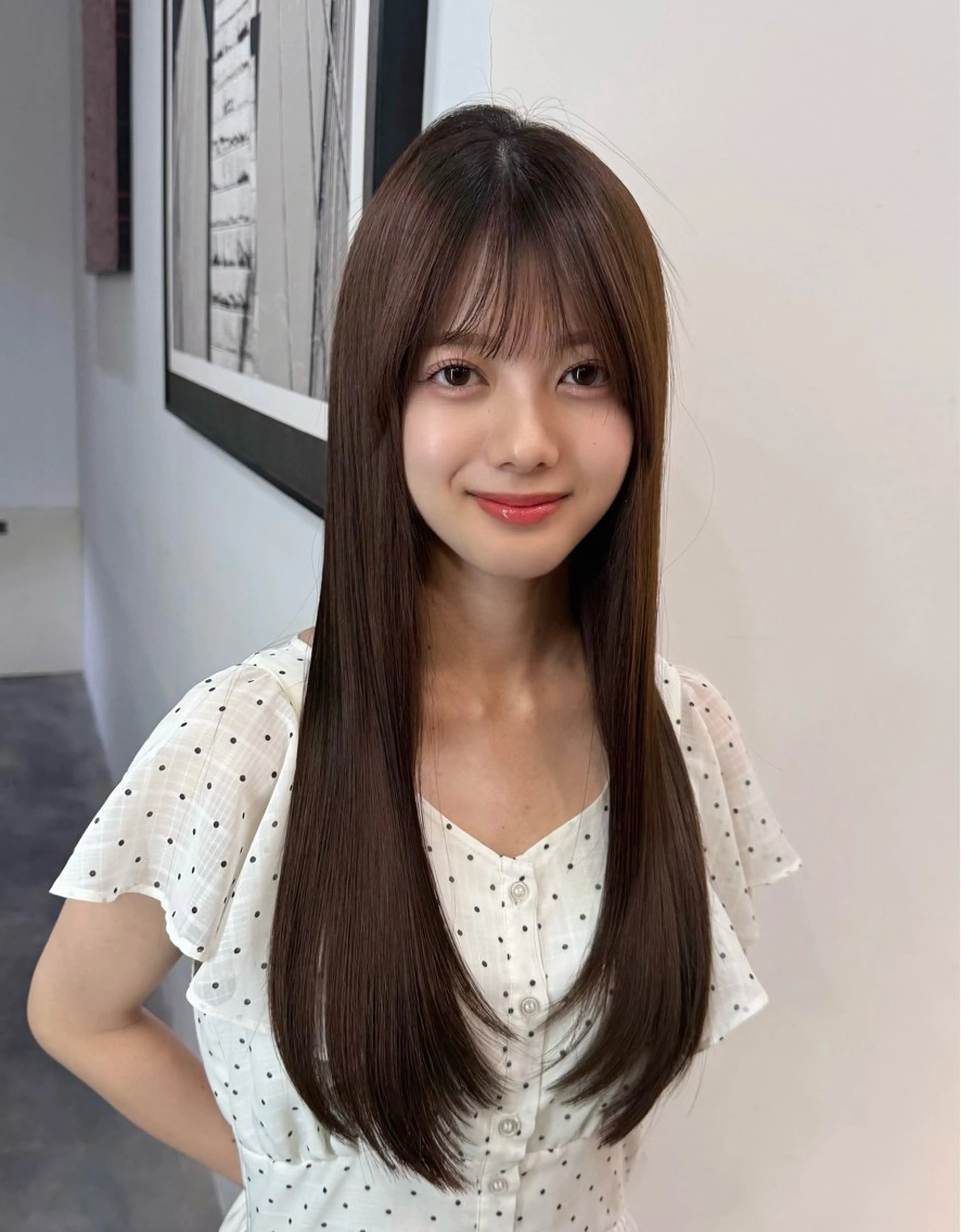 艶カラー+ケラチントリートメント※ロングの値段のためミディアムやショートお客様はもう少しお安くなりますの写真