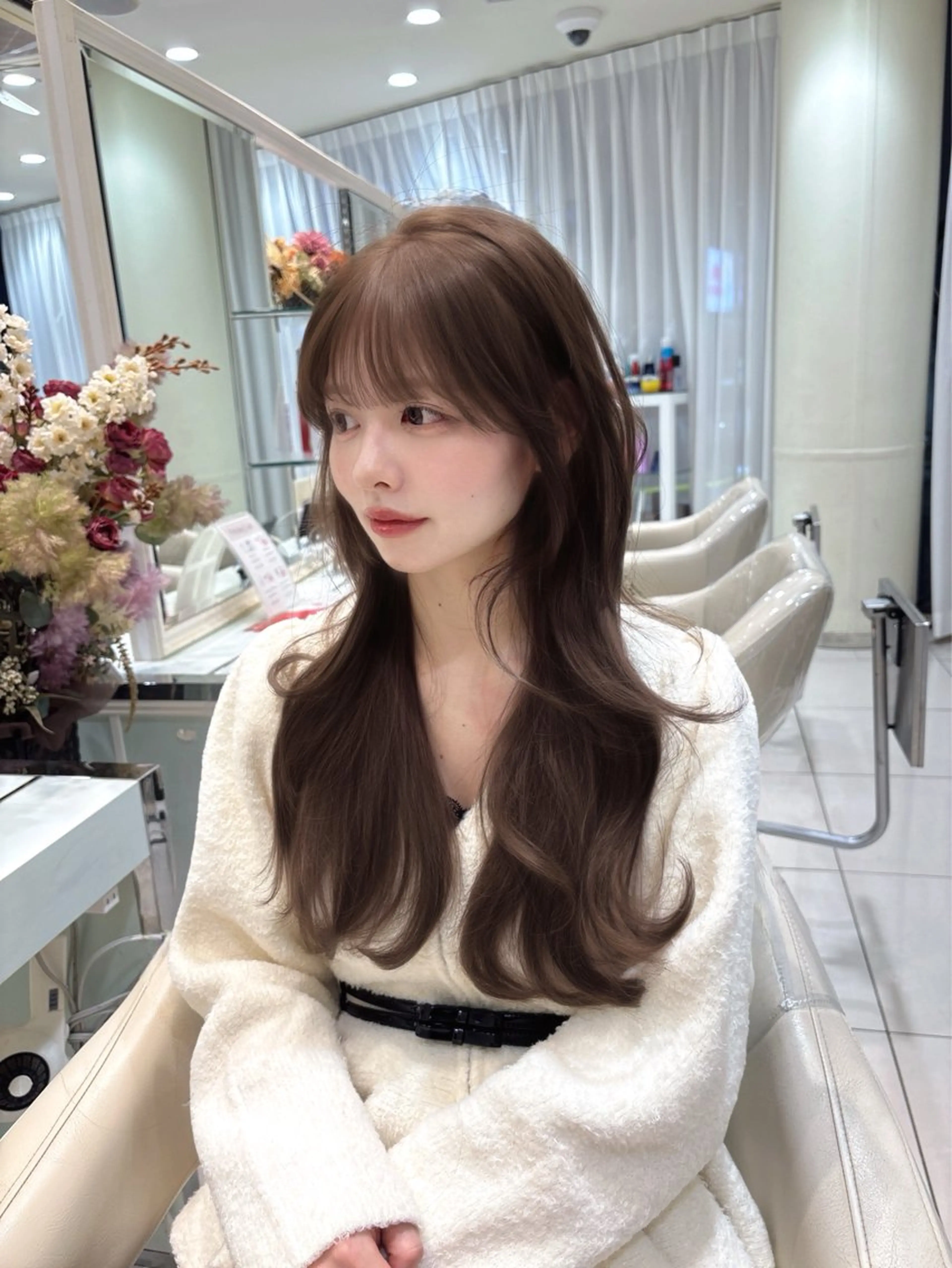 ロング カット ヘアカラー トリートメント 💗ブリーチなし 垢抜け💗徳井はやとのヘアスタイル