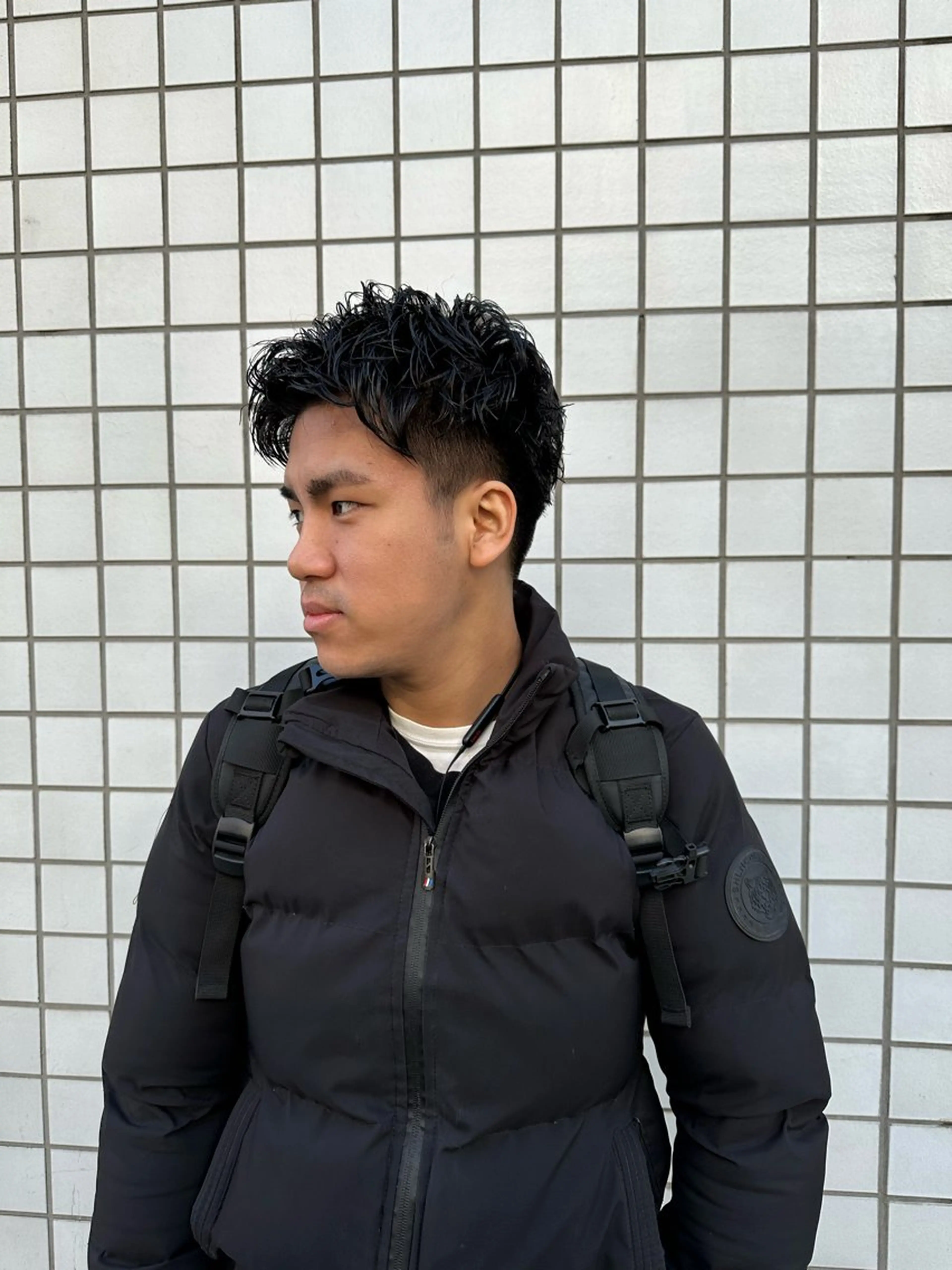 パーマ メンズ カット パーマ 似合わせカット /パーマ岡本淳平のヘアスタイル