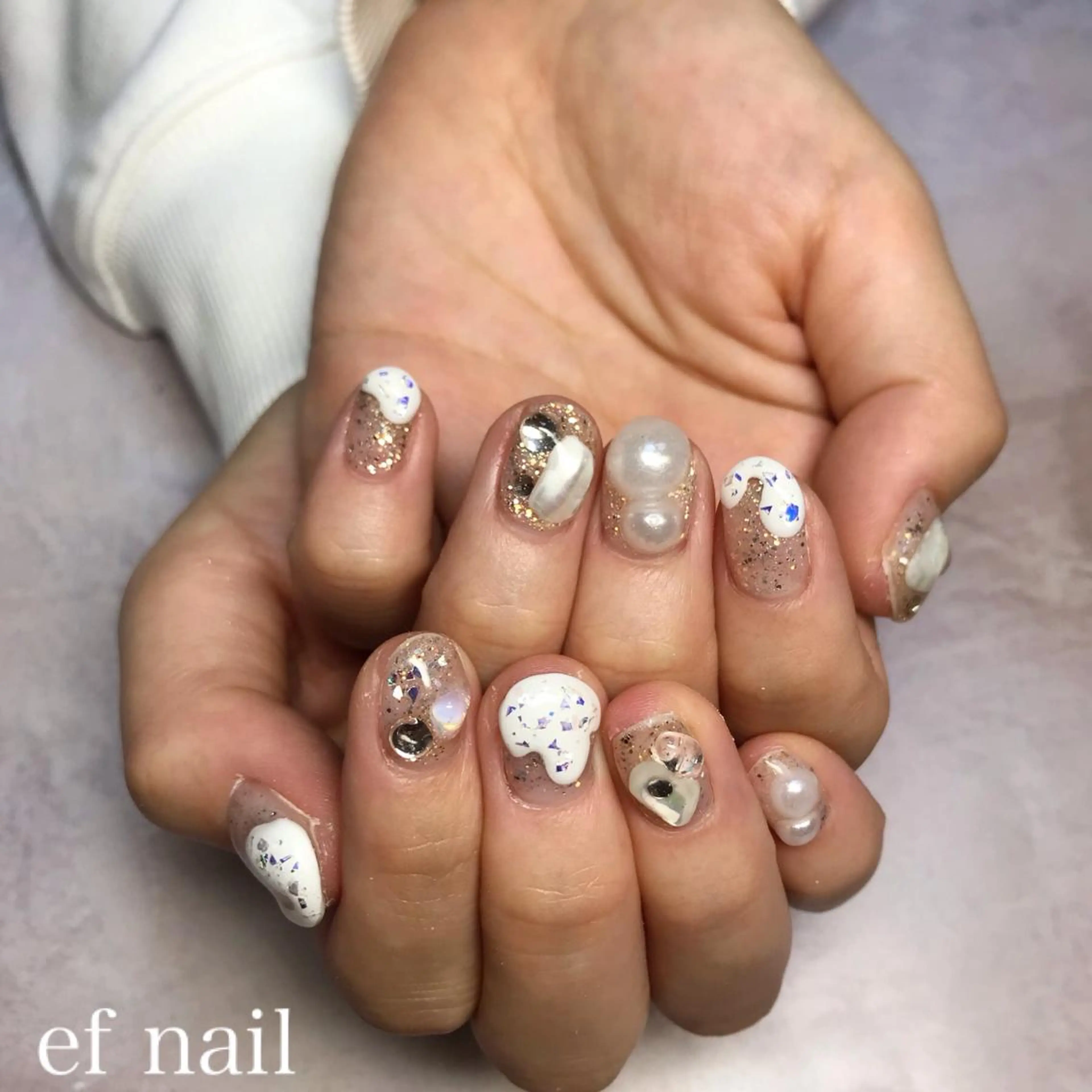 ネイル ハンドネイル ef nailのネイルデザイン