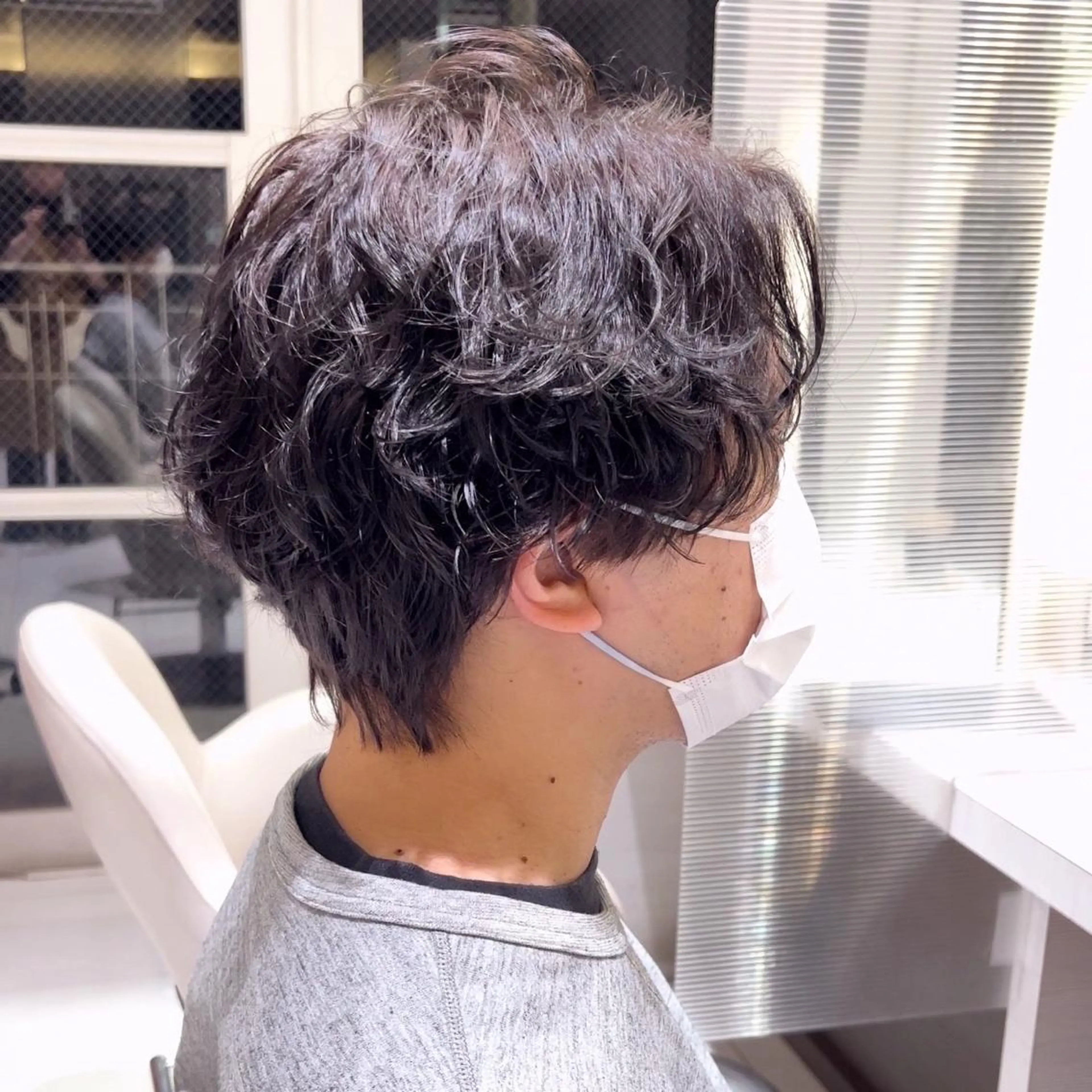 ショート パーマ kraemerparis所属・フルガキ ハルカ天神美容室のヘアスタイル