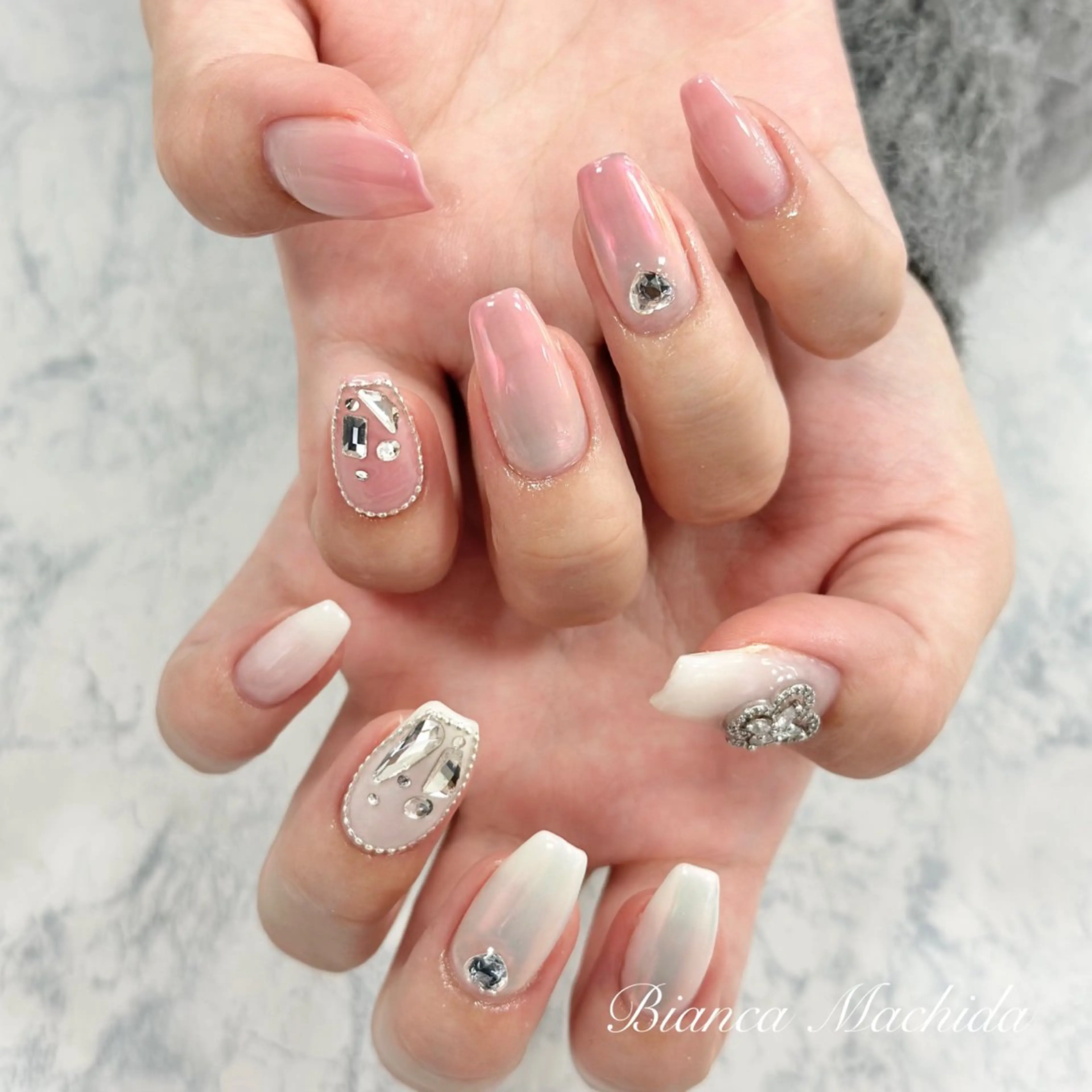 ネイル ハンドネイル Bianca👼🏻 OIKAWAのネイルデザイン