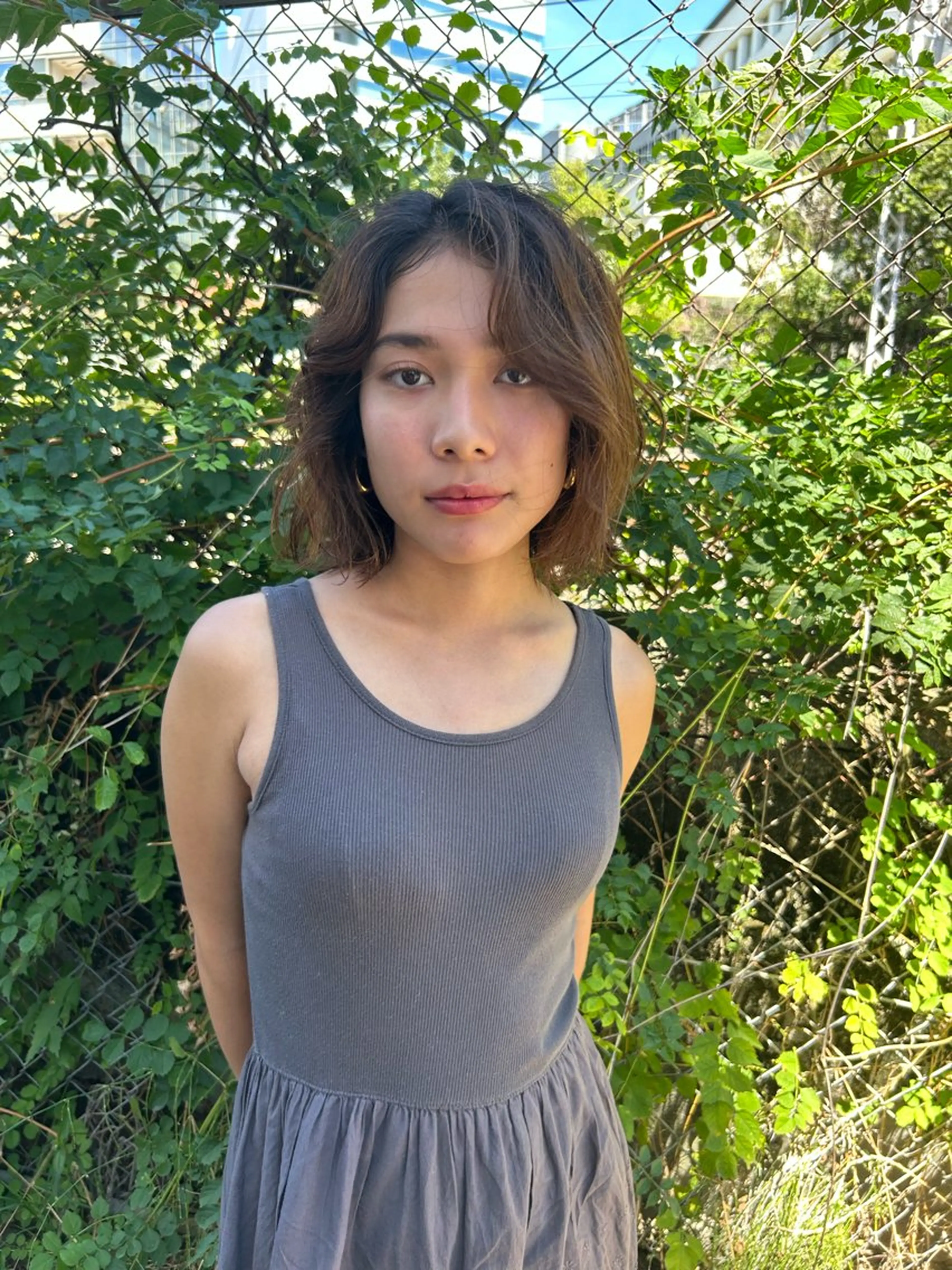 ショート ayano🍒暖色 カラー/カーリーヘアのヘアスタイル