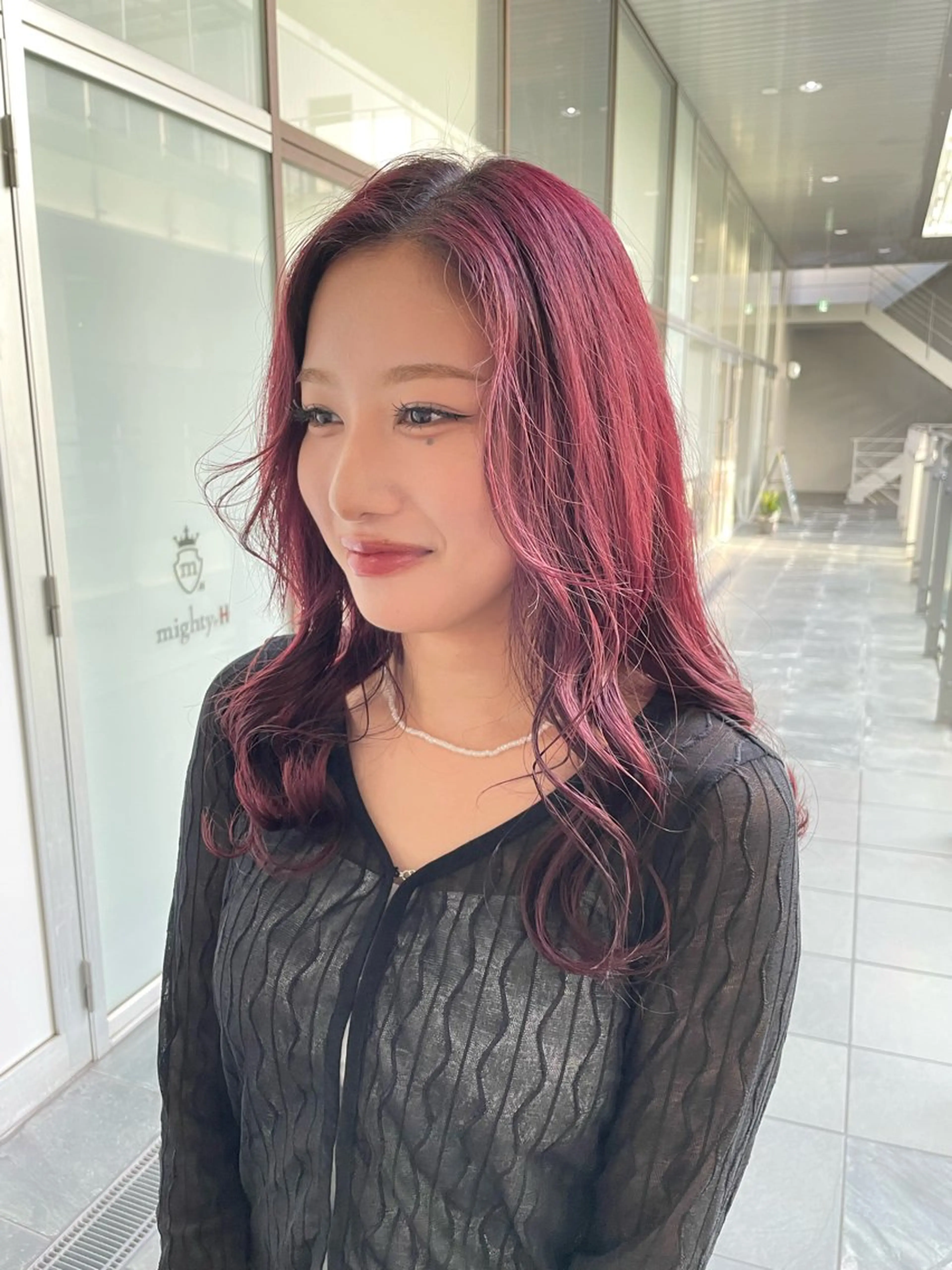 セミロング カラー ヘアカラー トリートメント 不破一輝/栄/矢場町 ボブ/レイヤー/艶髪のヘアスタイル
