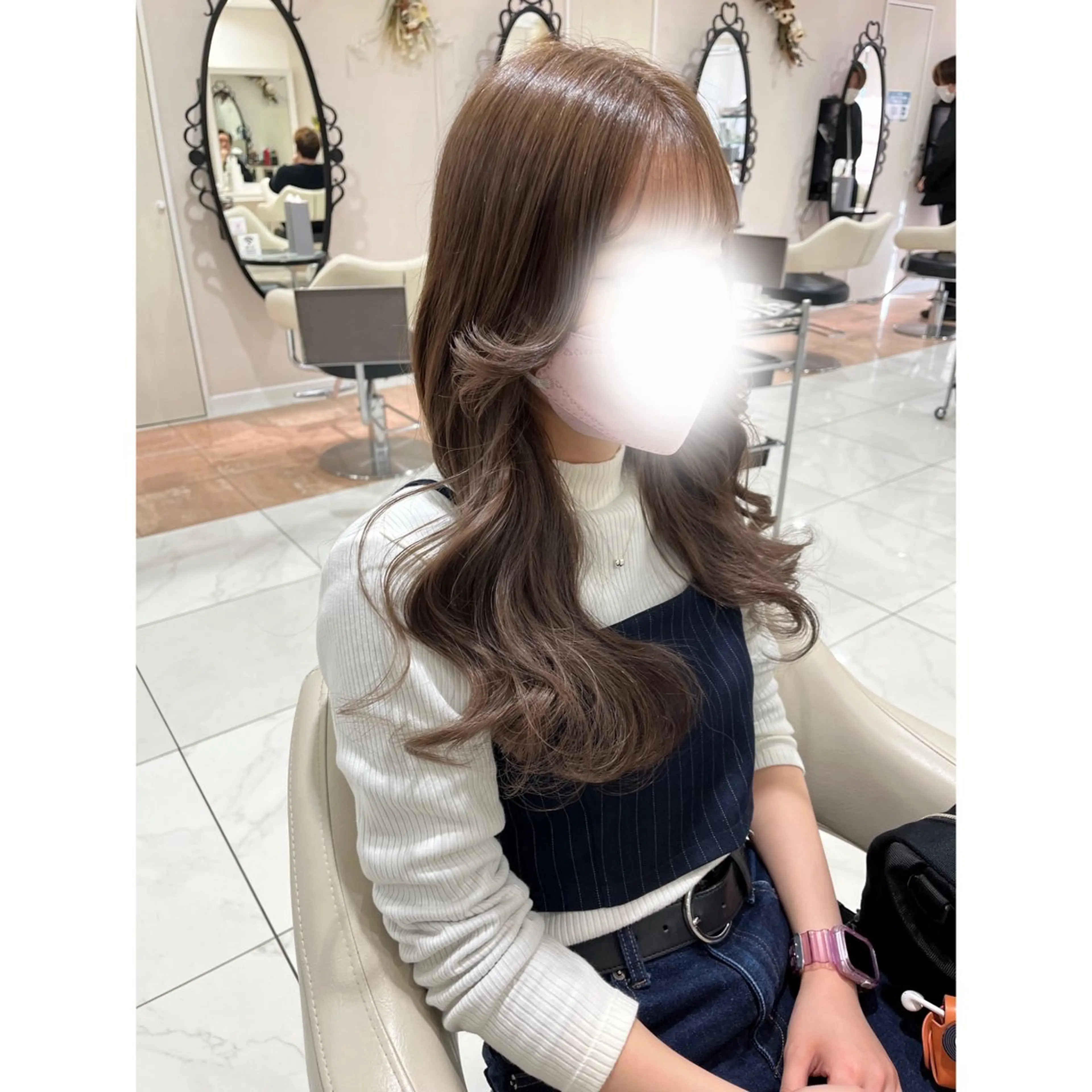 ロング ヘアアレンジ 韓国ヘア 🎀中川綾乃🎀のヘアスタイル