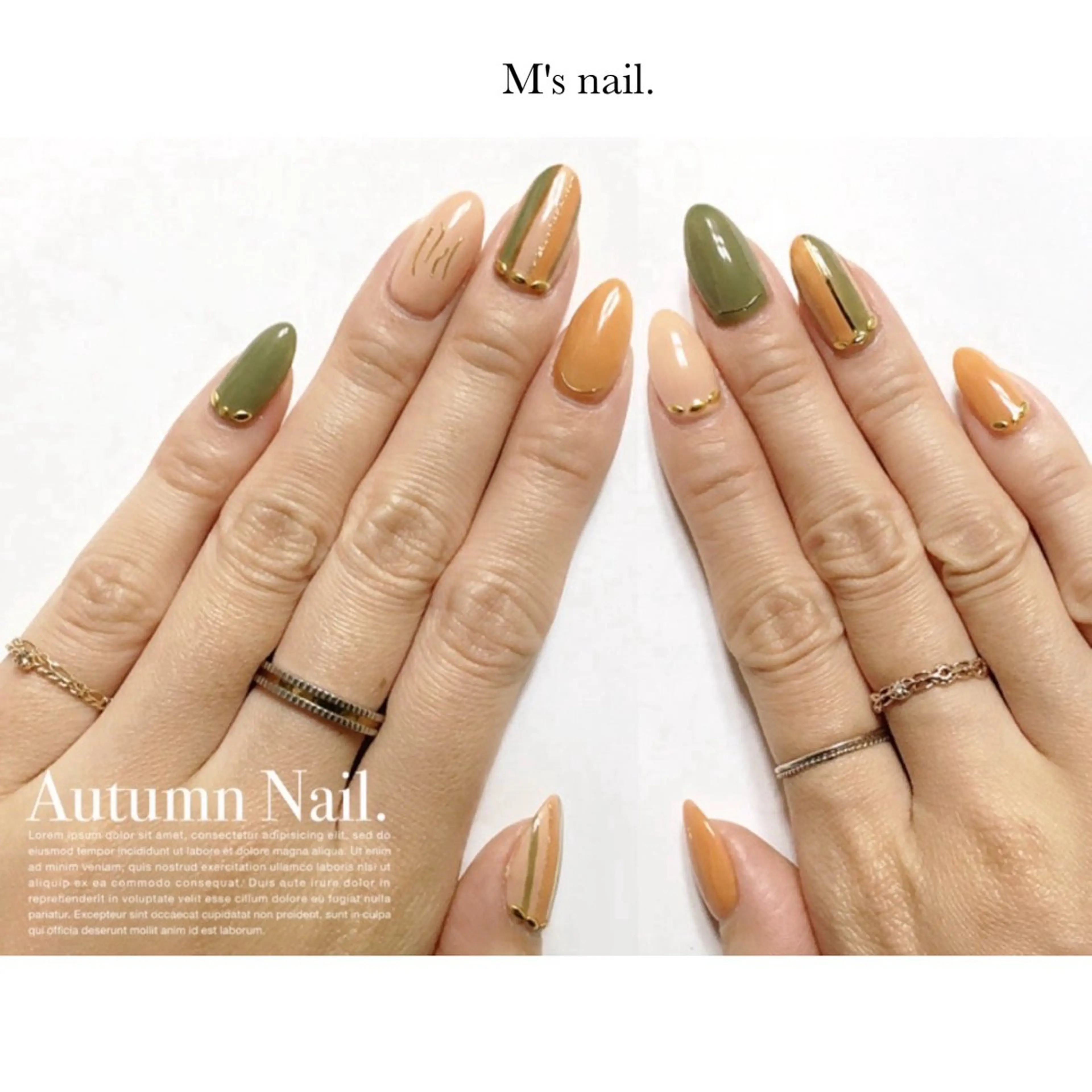 ネイル ハンドネイル M's nail.のネイルデザイン