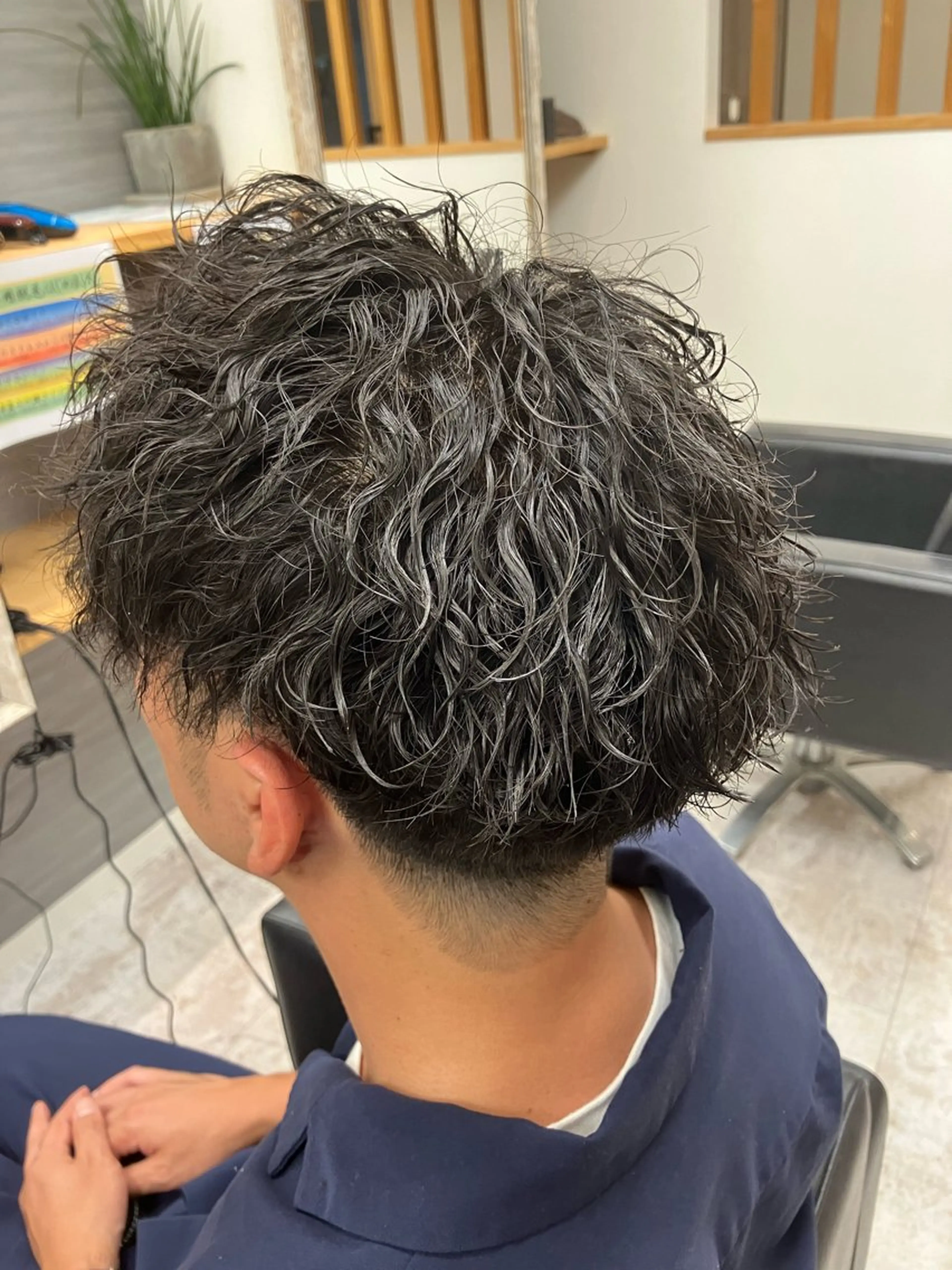 パーマ メンズ カット パーマ メンズ特化/パーマ/ フェードWATARUのヘアスタイル