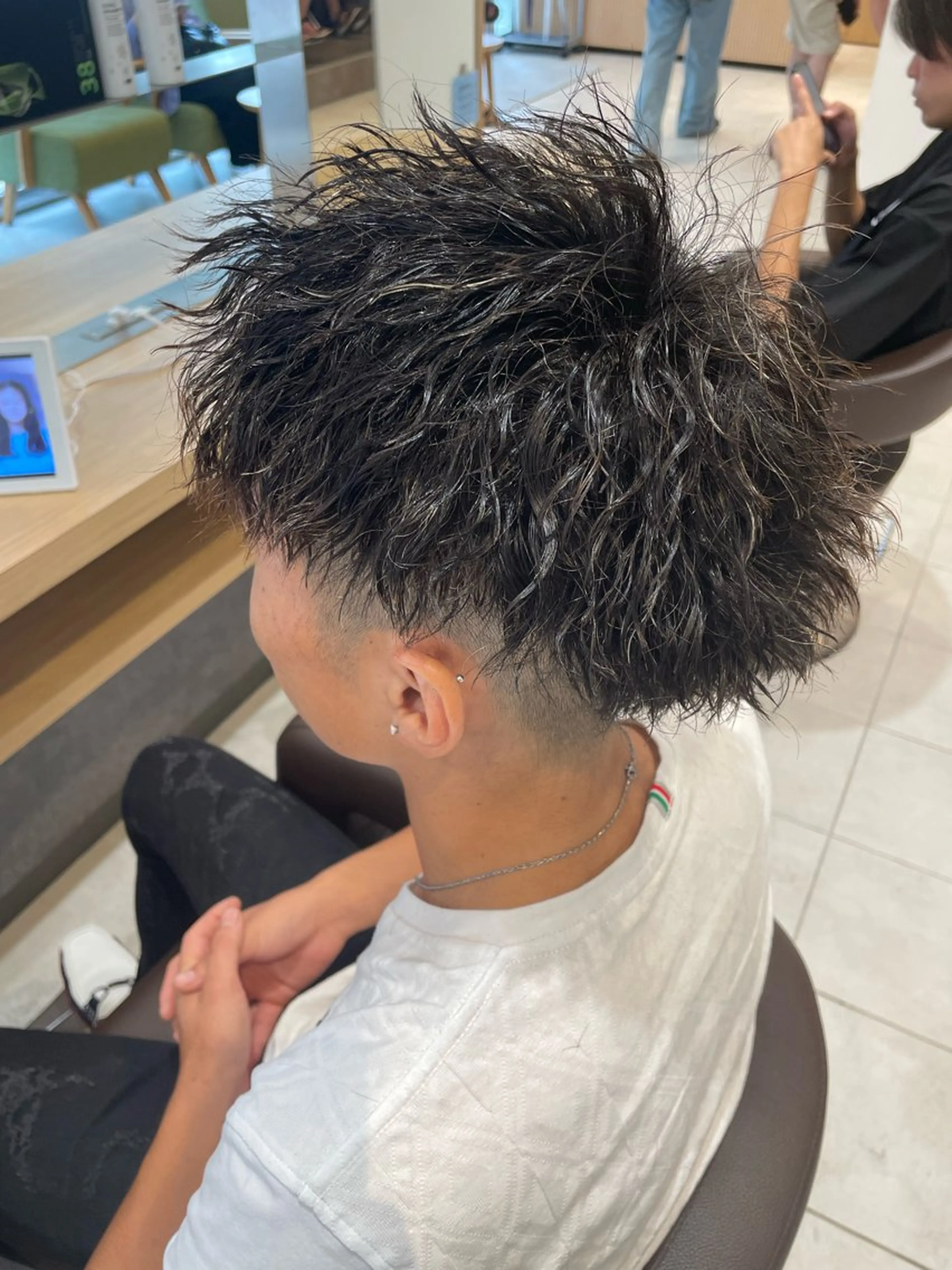 パーマ メンズ メンズパーマ カット パーマ トリートメント ヘッドスパ ヘアセット メンズパーマ特化🏅 中村 凌のヘアスタイル