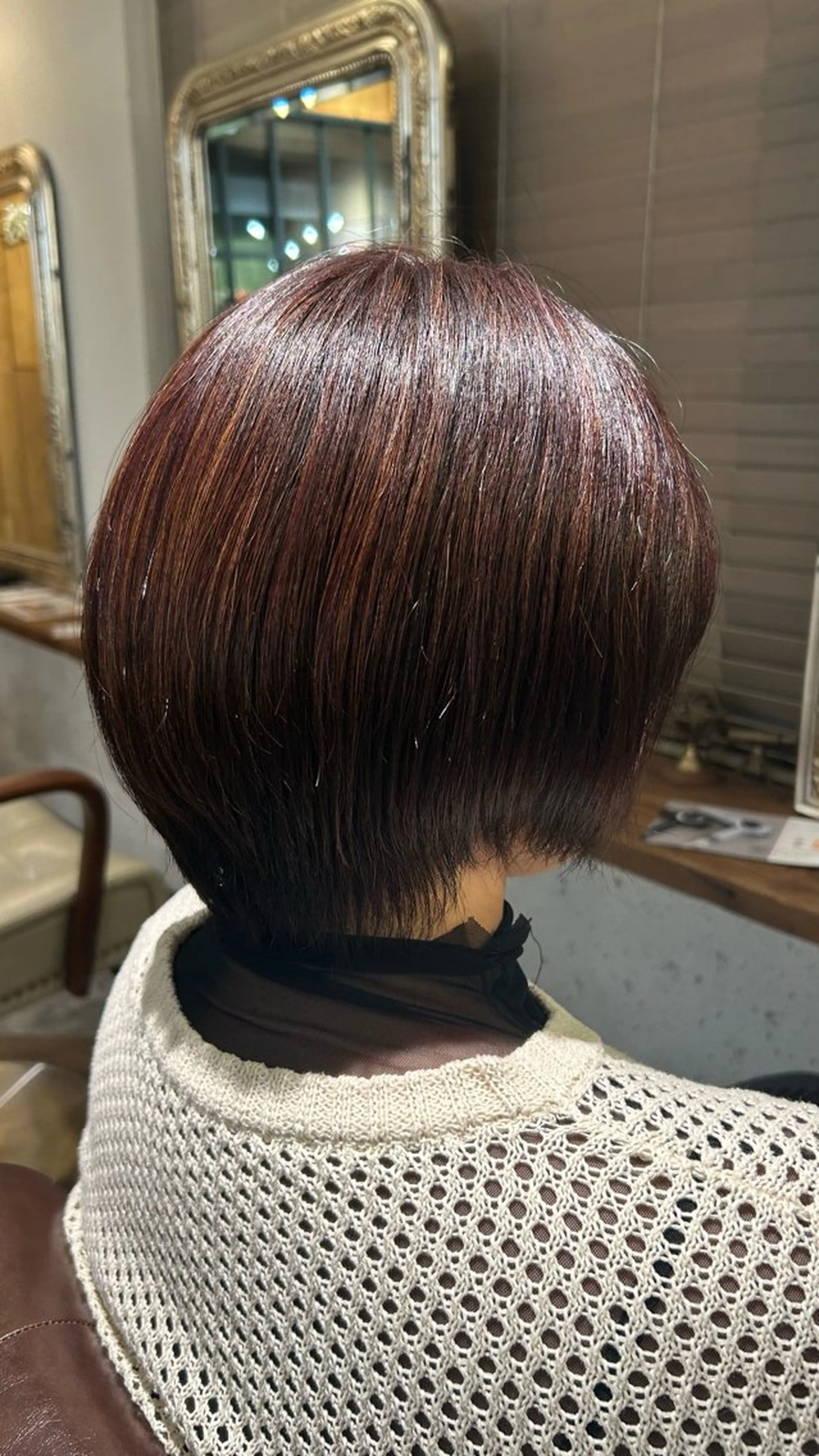 【❣️ショート/ ボブスタイル限定❣️】カット＆カラートリートメント（お任せコース🧴）の写真