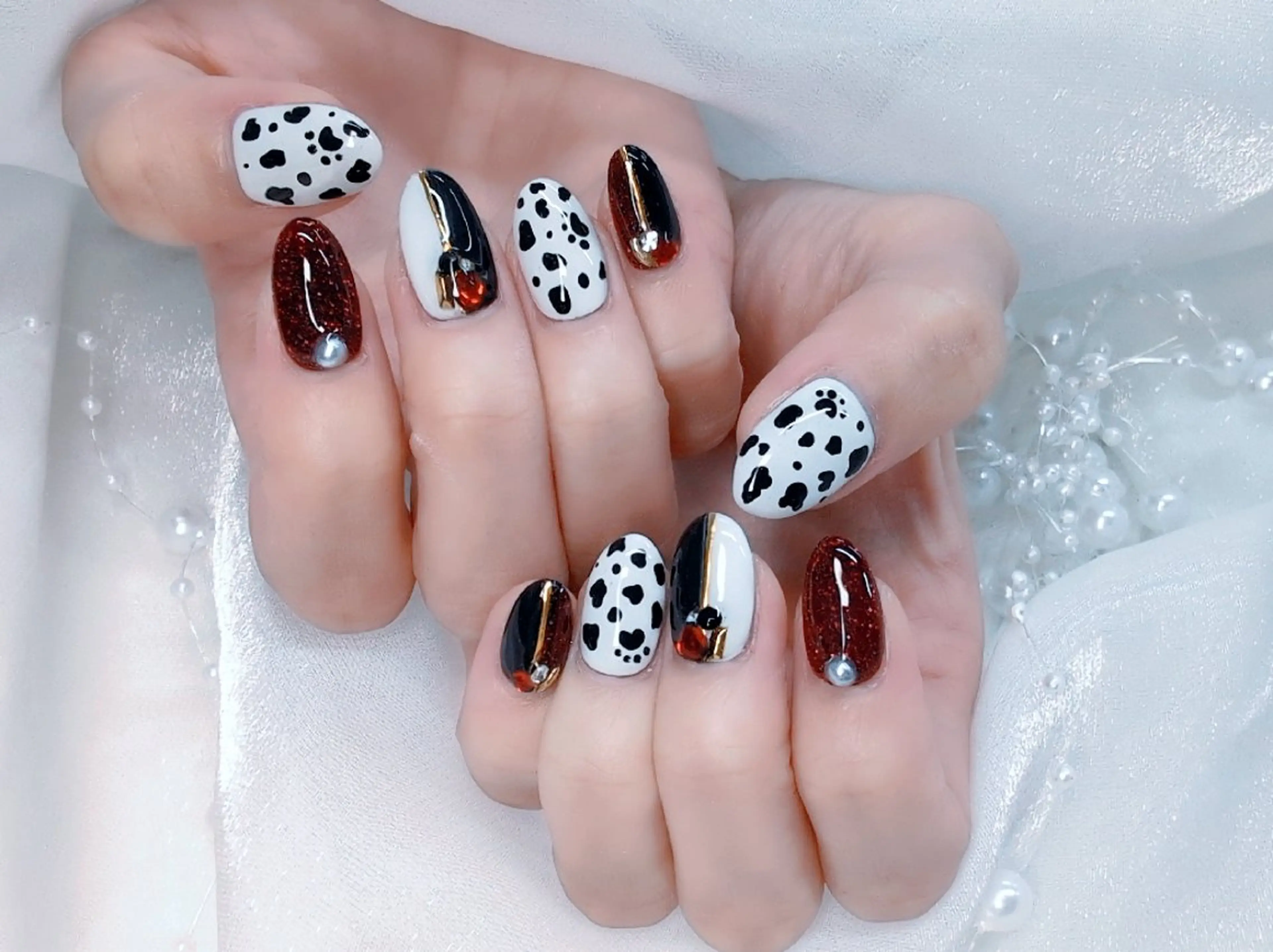 ネイル チークネイル 長さ出し フラッシュネイル フレンチネイル ジェルネイル Chouette Nailのネイルデザイン