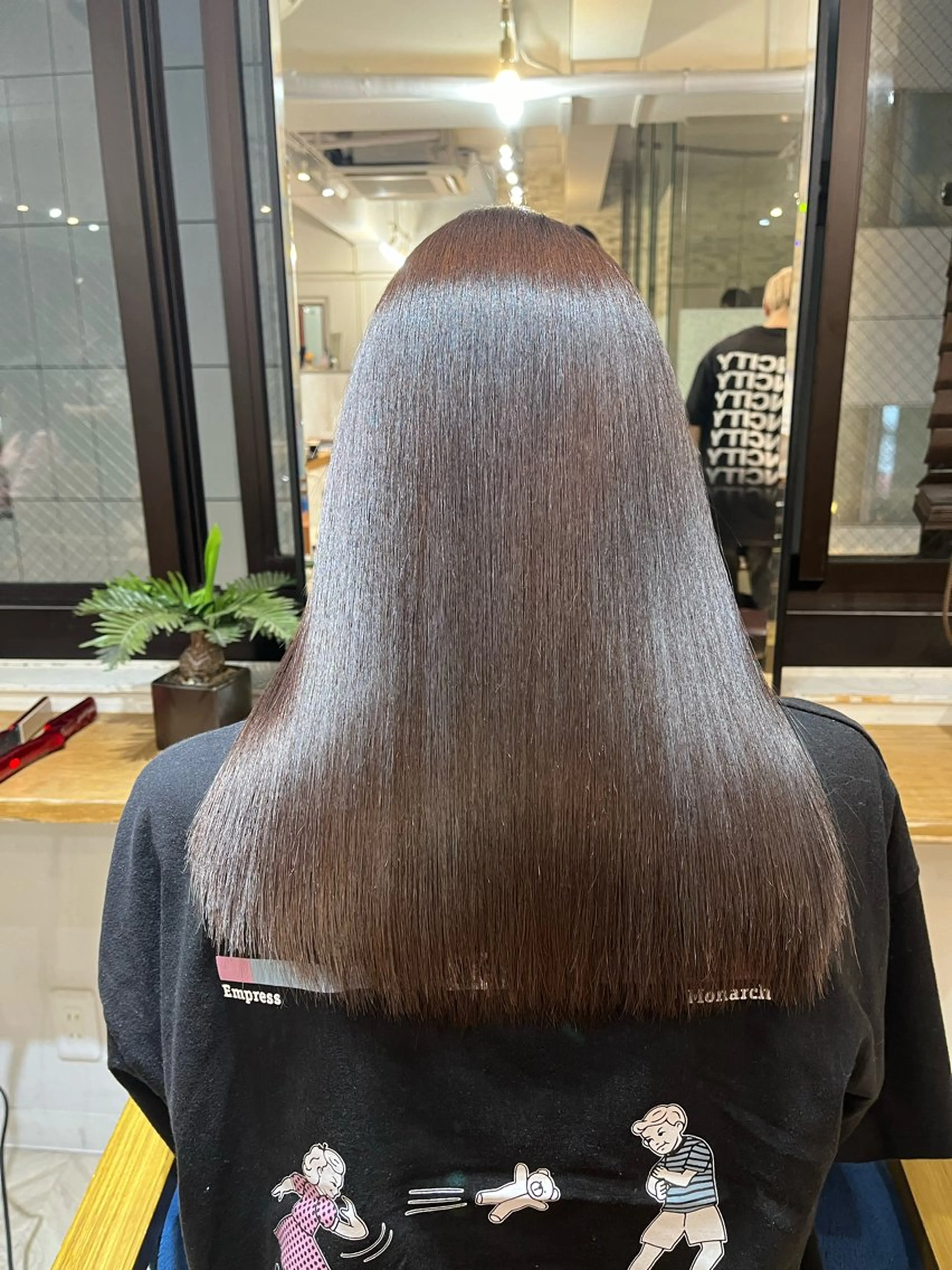 セミロング 髪質改善period.赤坂　美容室所属・✨髪質改善✨ period.永松のヘアスタイル