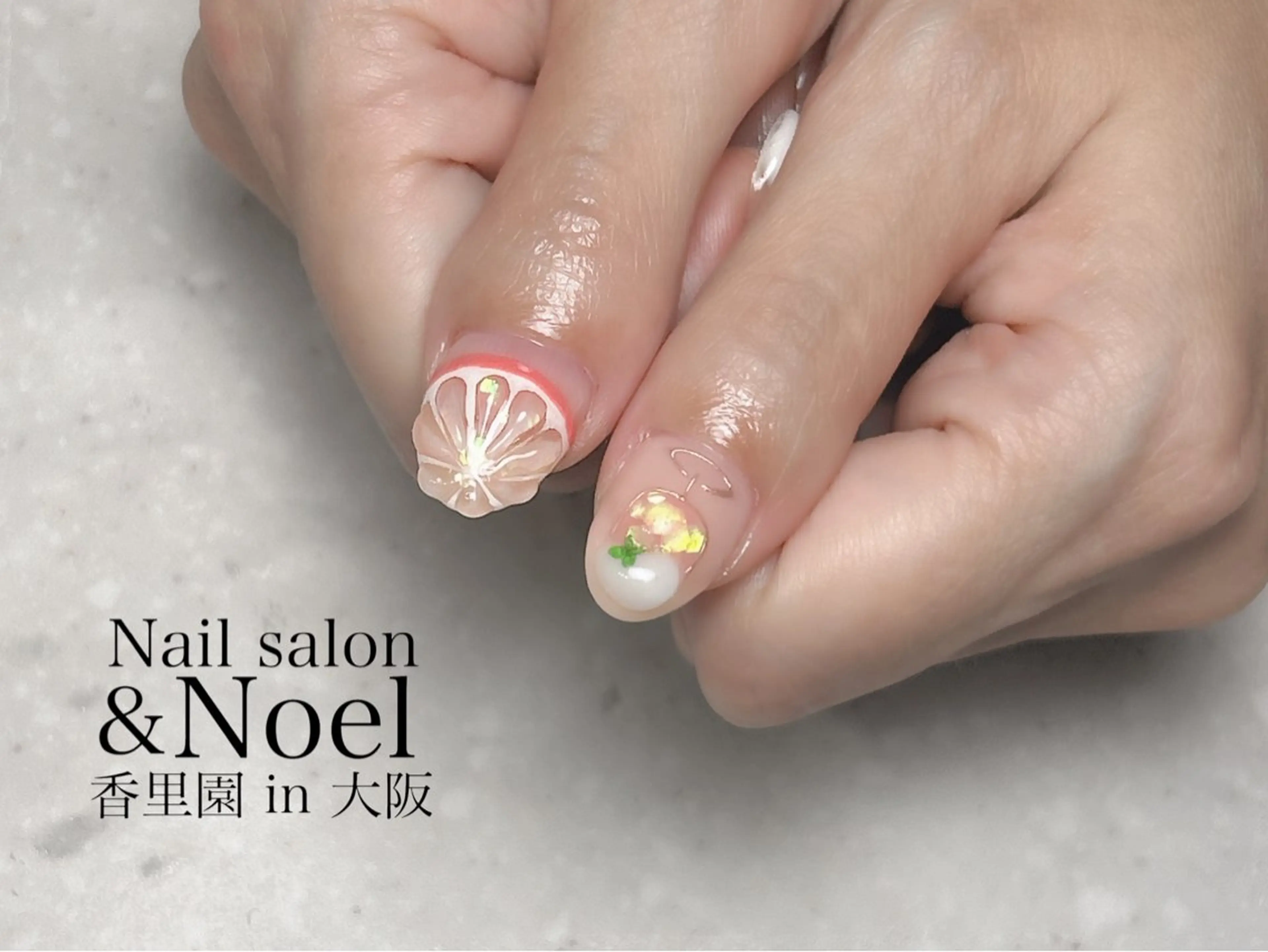 ネイル ハンドネイル Nailsalon  &Noel所属・もも 🍑のネイルデザイン