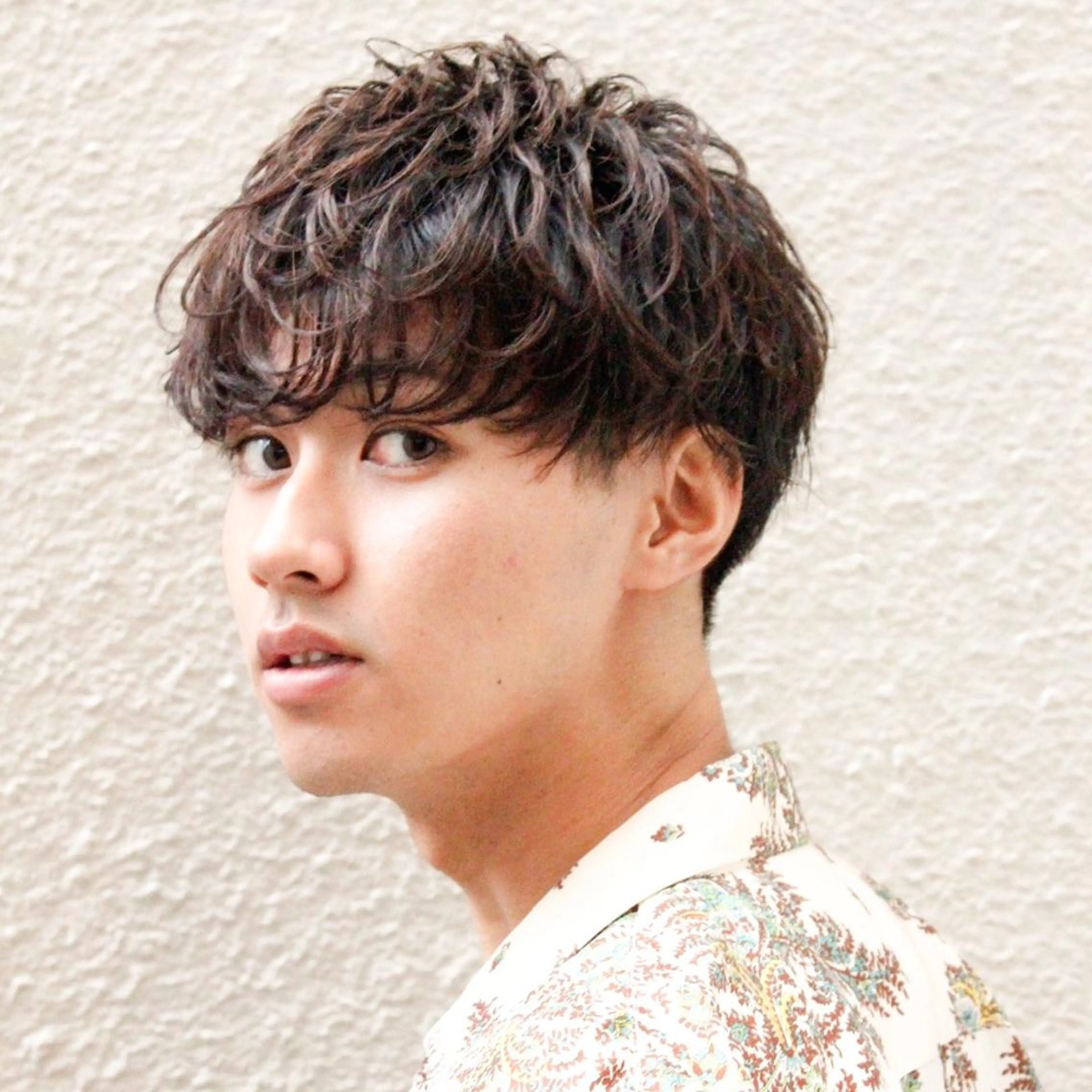 ショート カラー メンズ カット ヘアセット FERIA fam 小林勇太のヘアスタイル