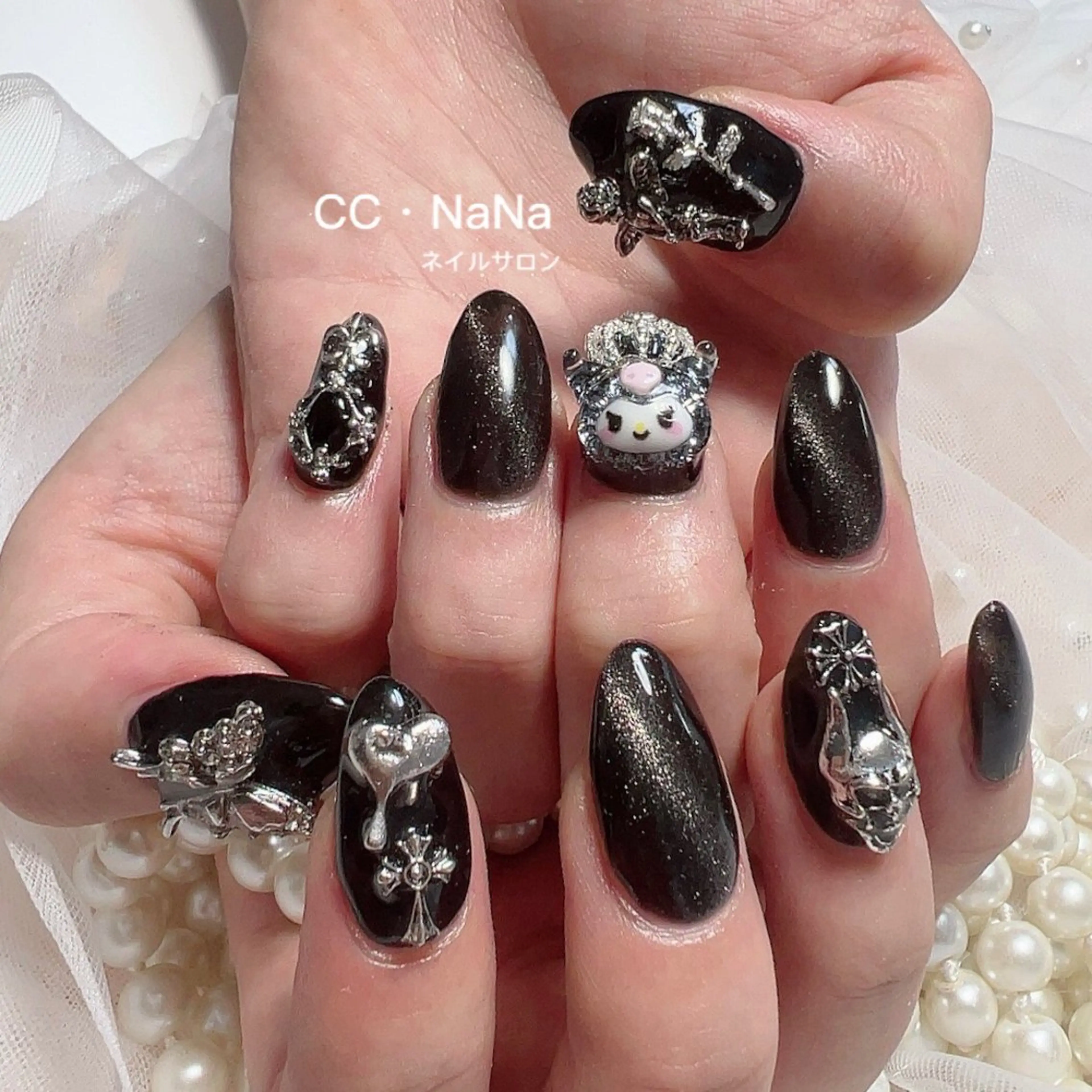 ネイル 持ち込み ハンドネイル CCNaNaスカルプ 長さだし専門💎Yoのネイルデザイン