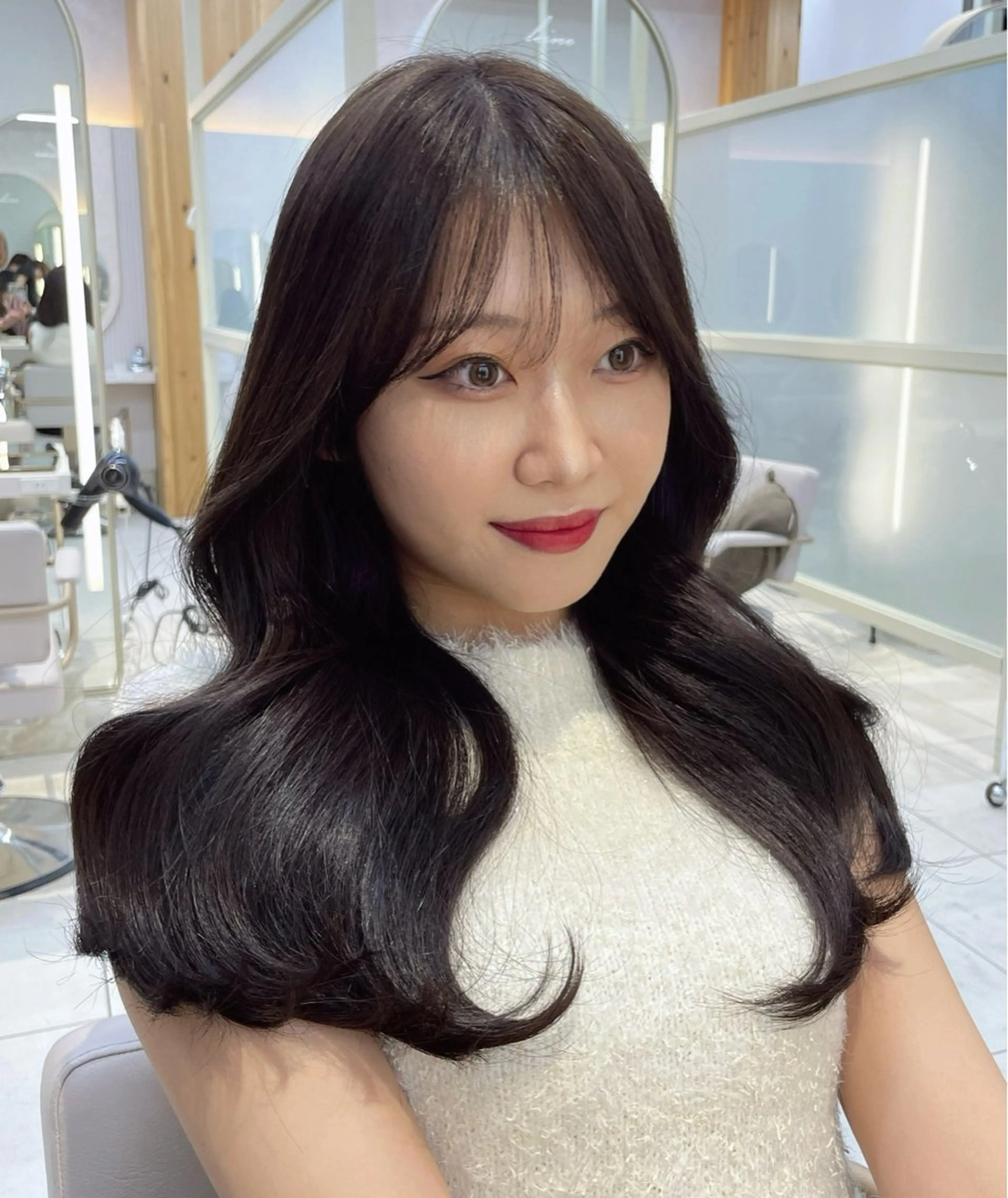 ロング カット 顔周り特化/ 韓国ヘア/TAKUのヘアスタイル