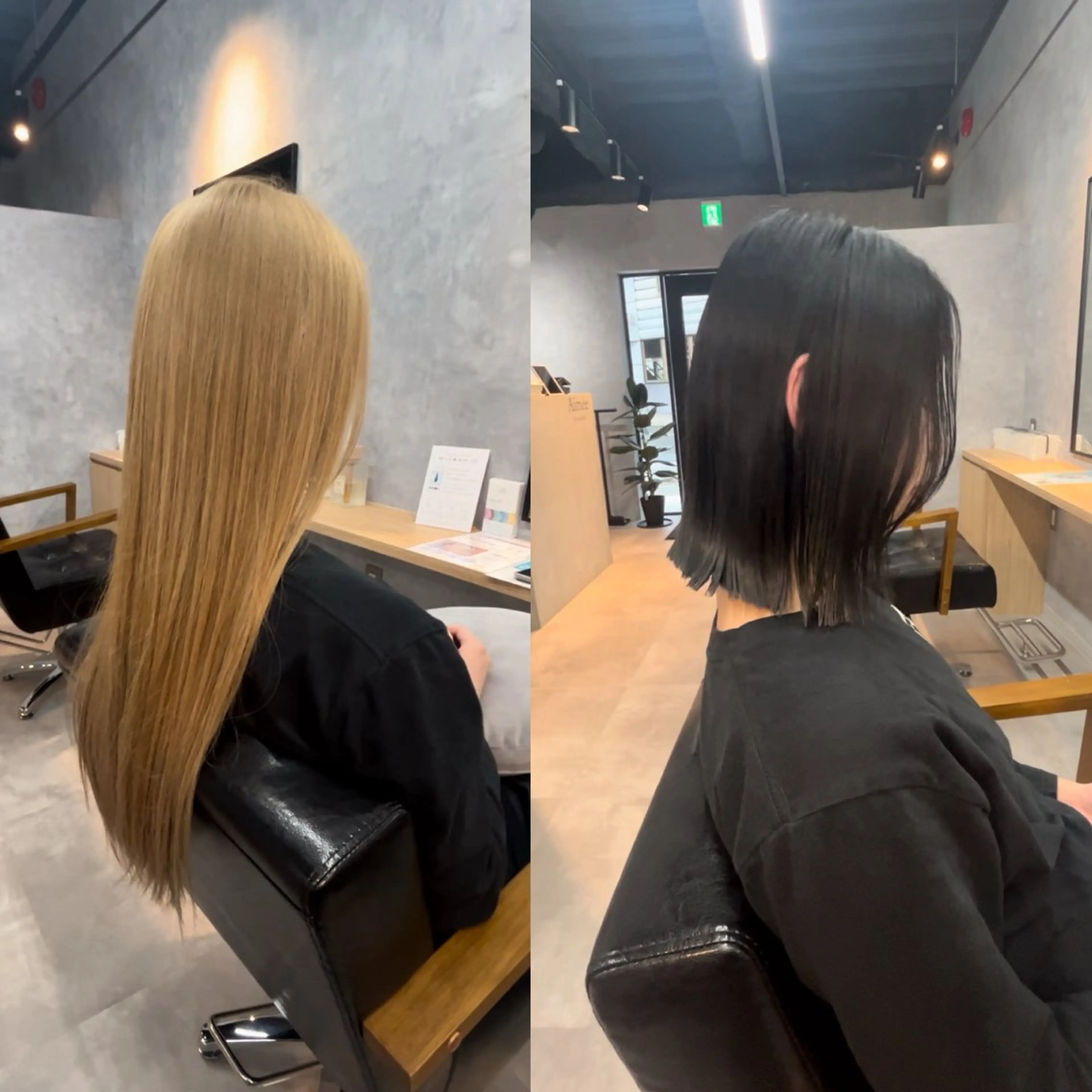 ミディアム 切りっぱなしボブ ボブ レイヤーカット 外ハネヘア 小山洋次/阪急茨木/ 透明感カラーショートのヘアスタイル