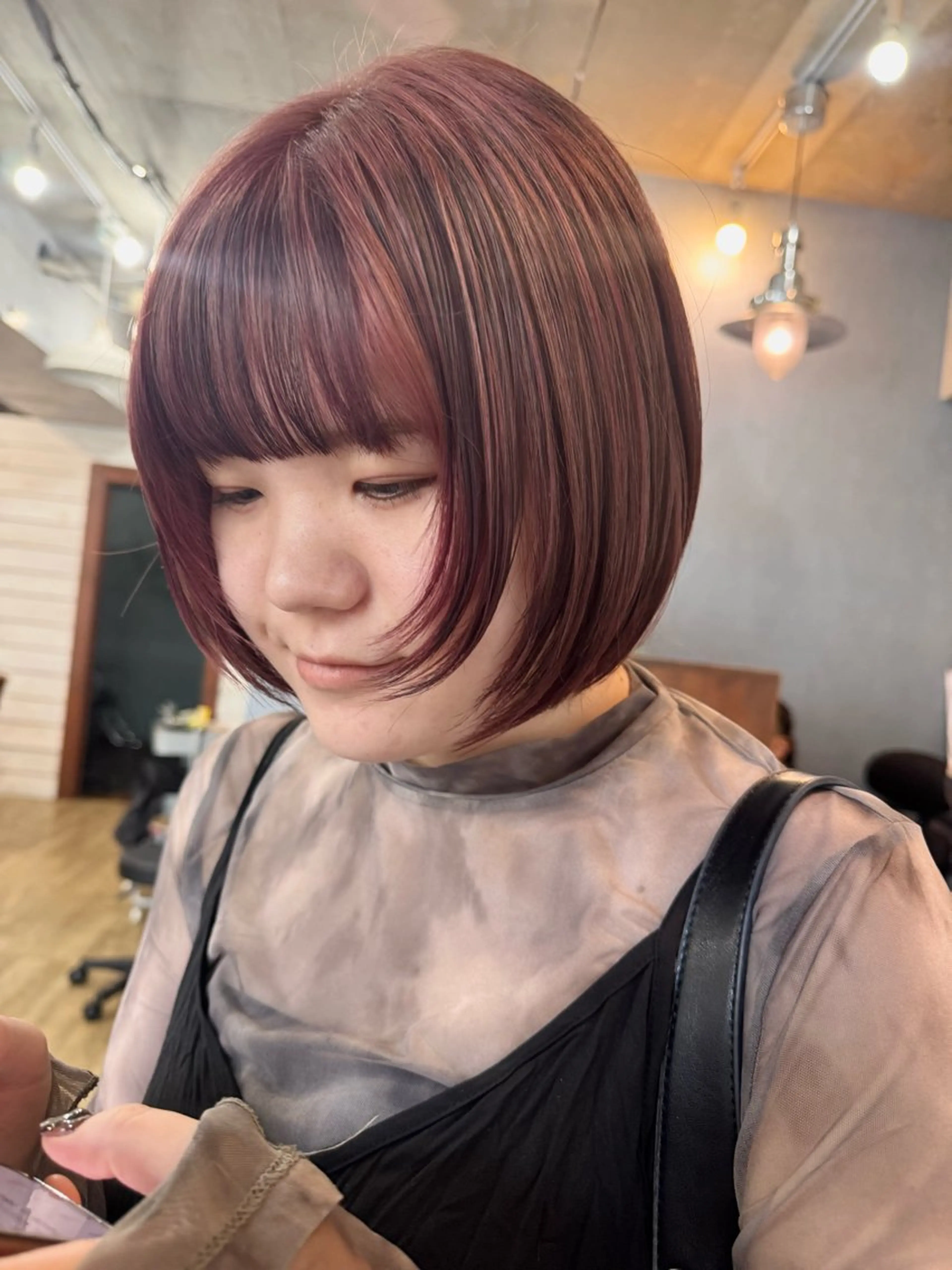 ショート カラー ショートボブ ブリーチ ボブ ショートヘア life nanakoのヘアスタイル