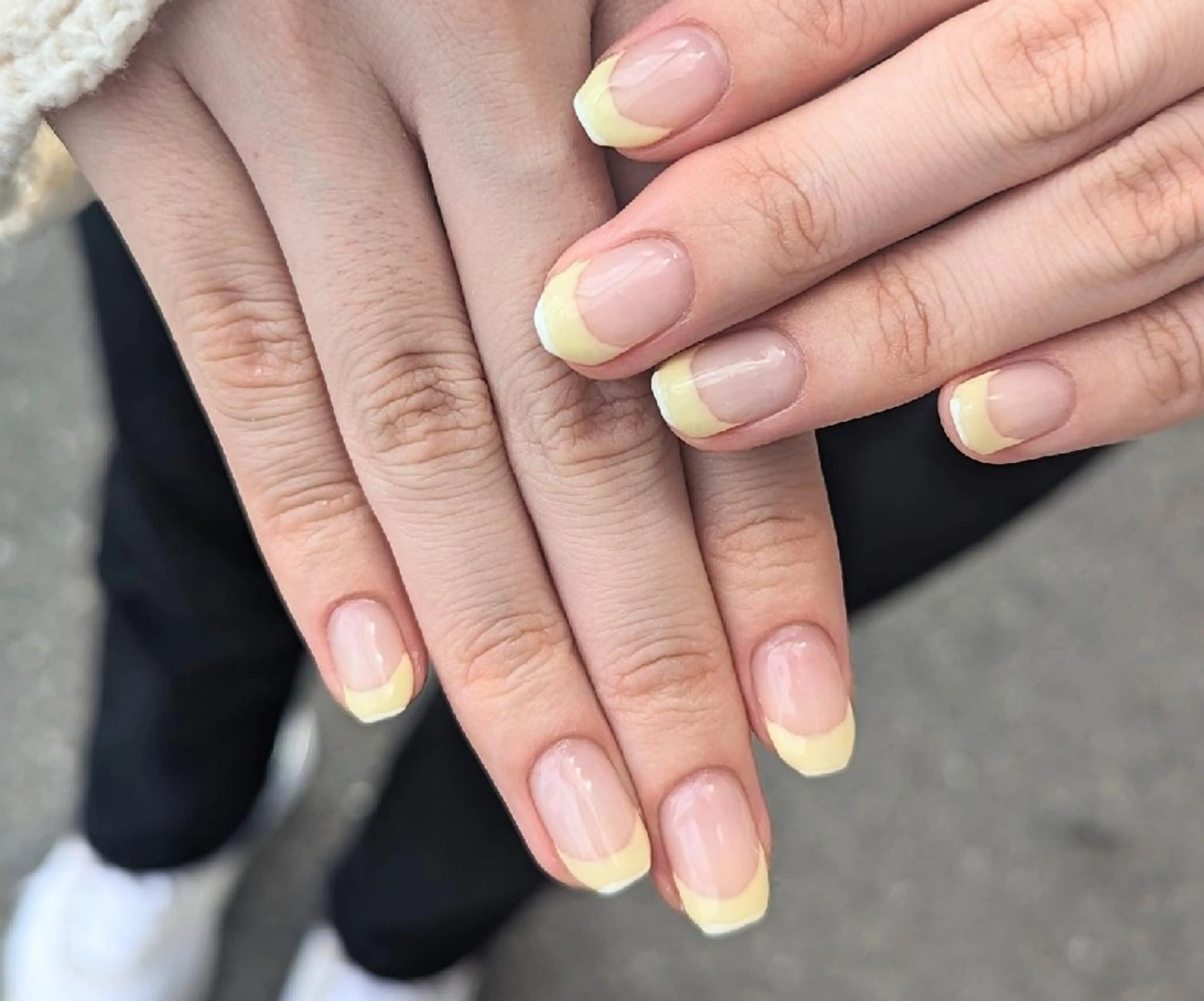 ネイル フレンチネイル ハンドネイル aycnail 　Ayakaのネイルデザイン