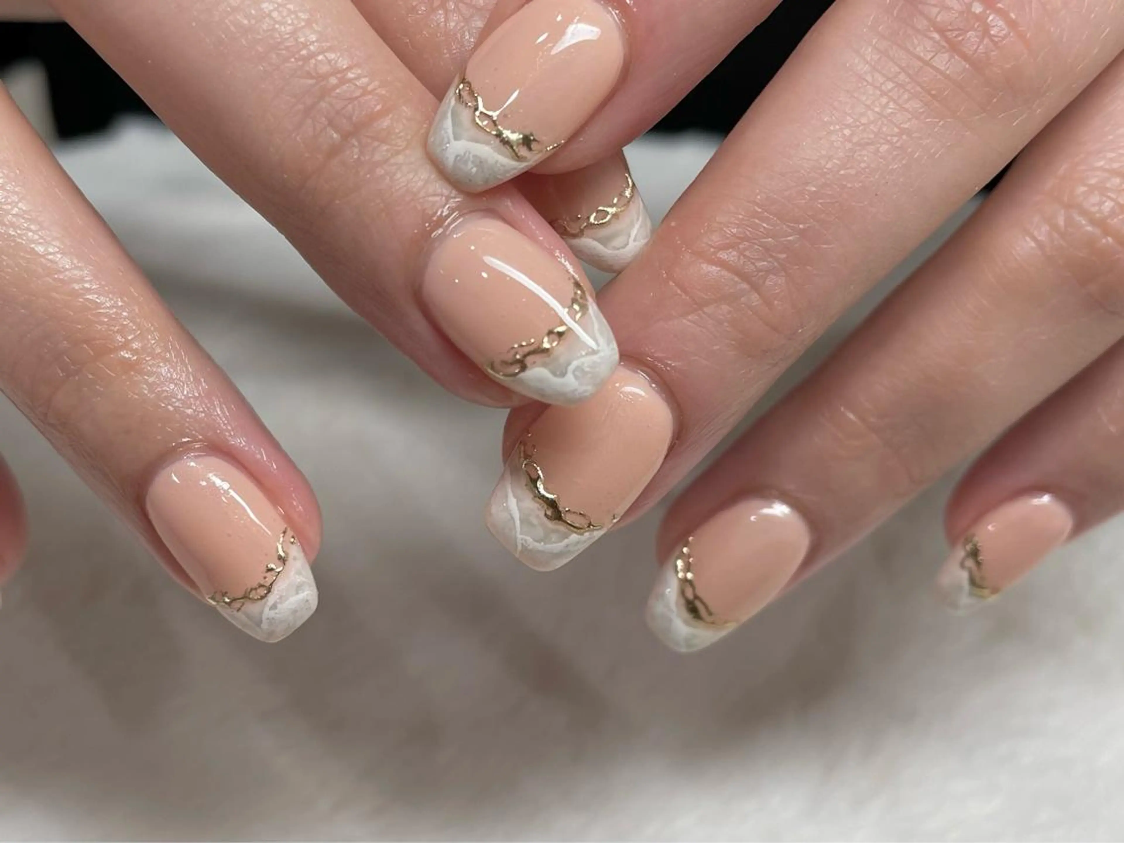 ネイル フレンチネイル ハンドネイル riri nail所属・riri-nail Rie Endoのネイルデザイン