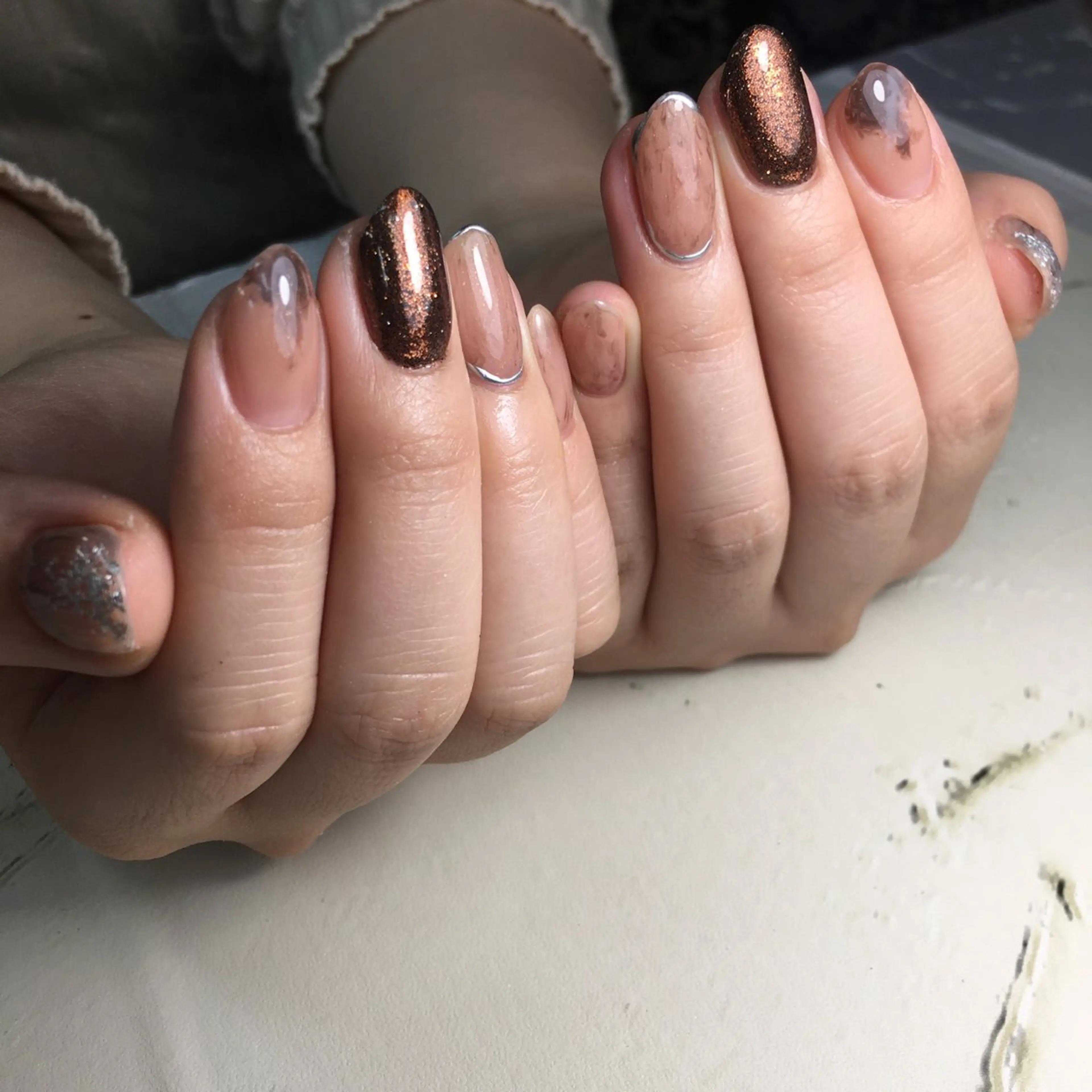 ネイル ニュアンスネイル Oracion Nailのネイルデザイン