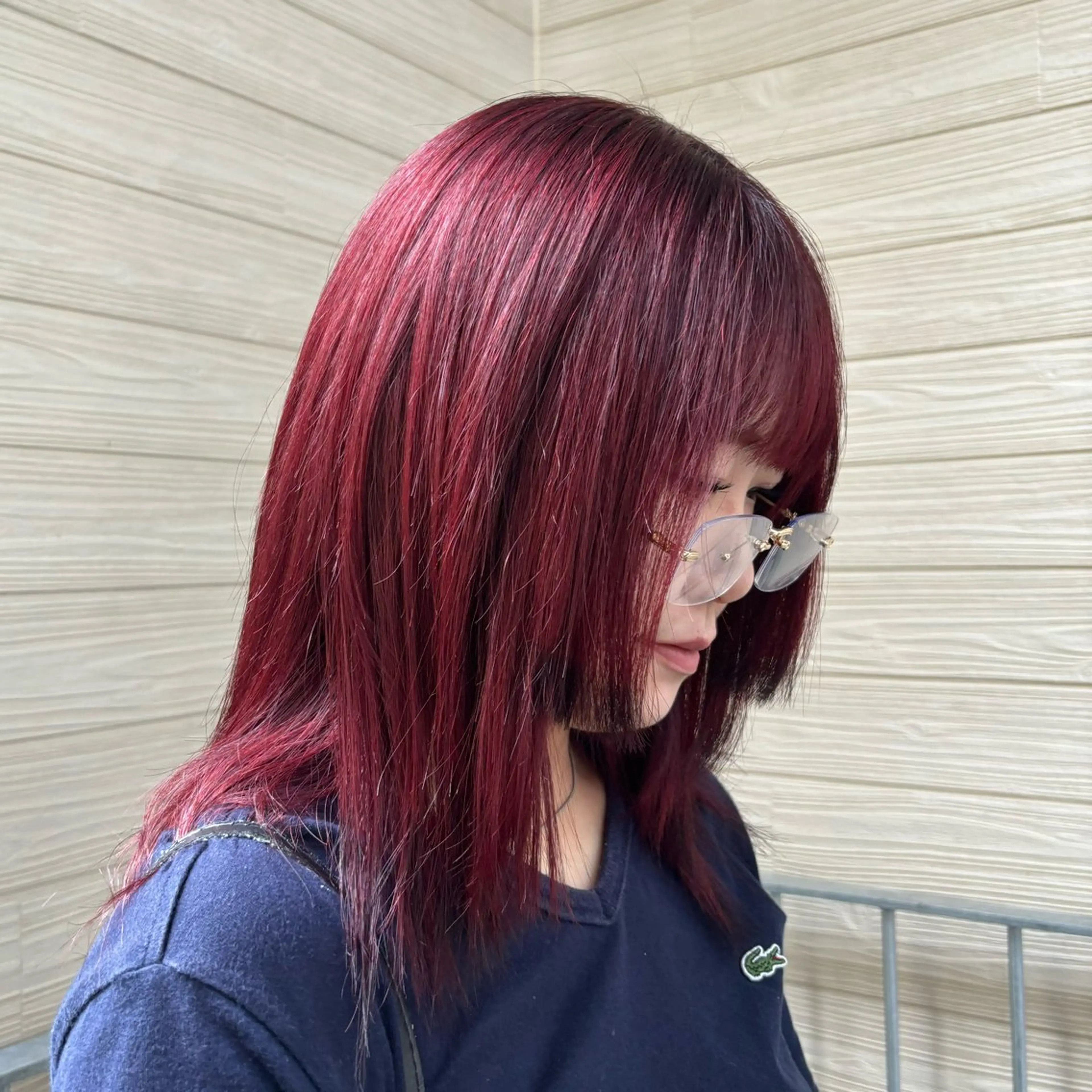 ミディアム 寒色デザイン🧊 🫧倉爪歩実のヘアスタイル